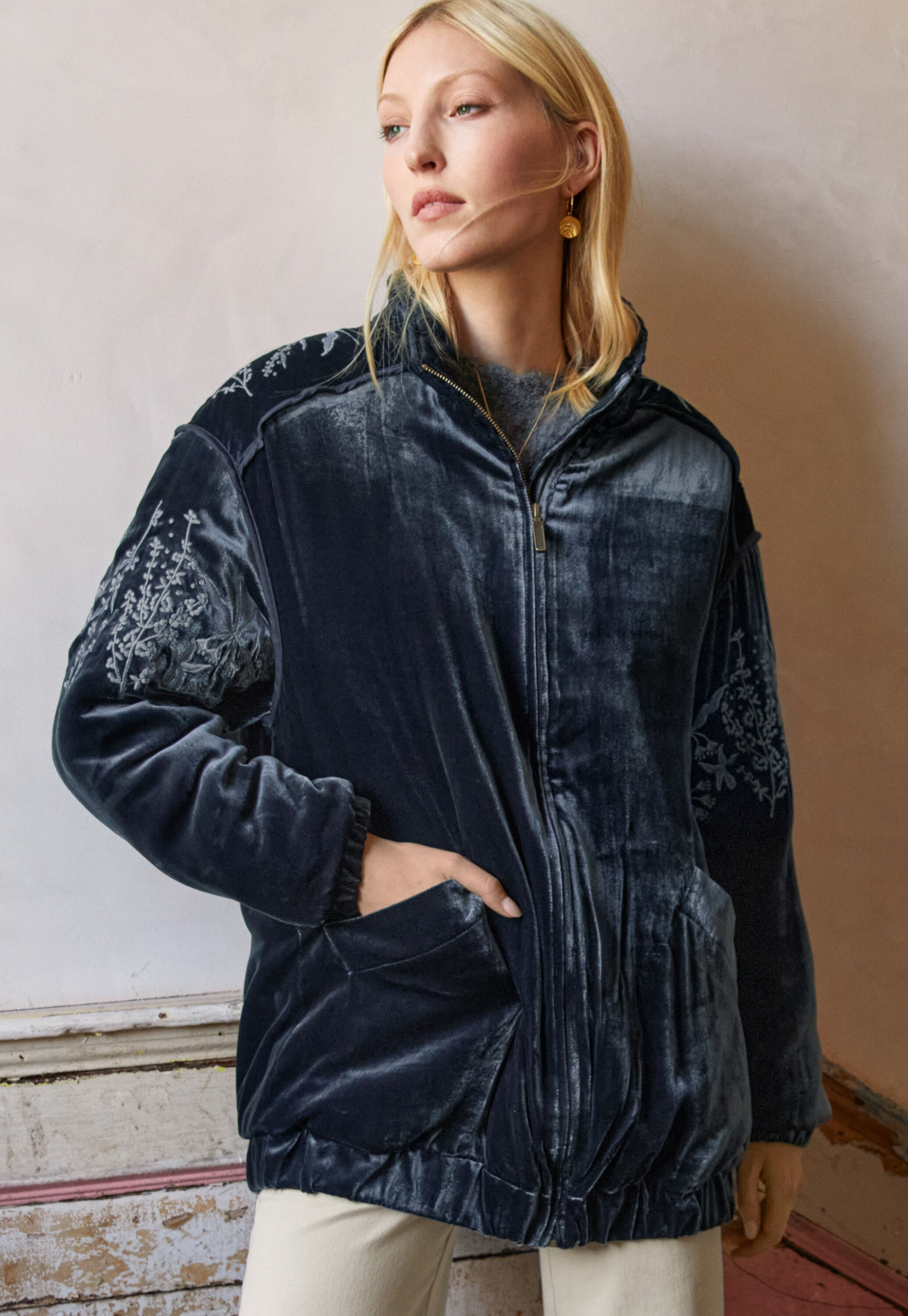 Embroidered jacket