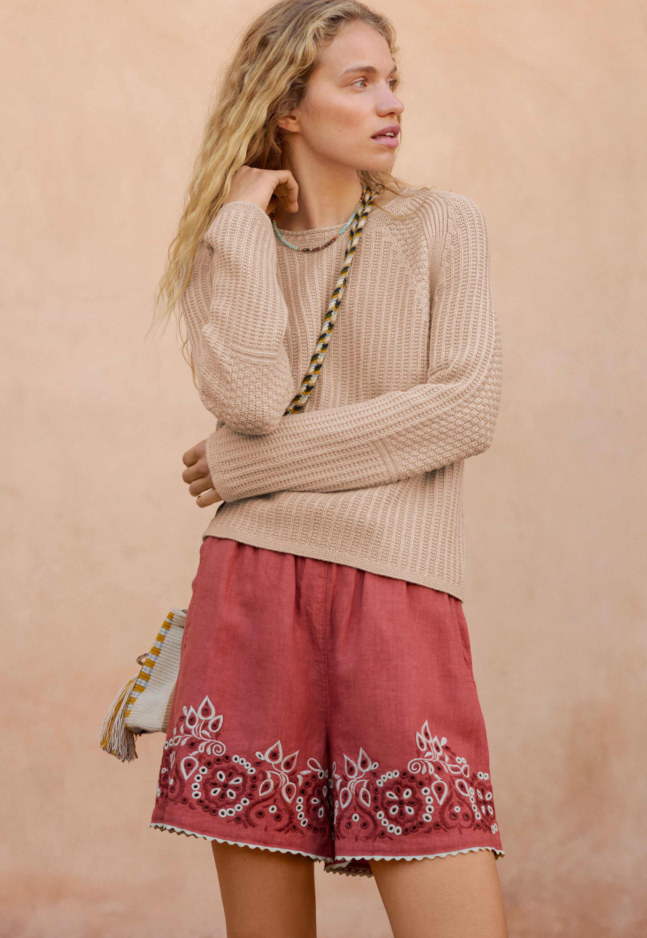 Broderie shorts