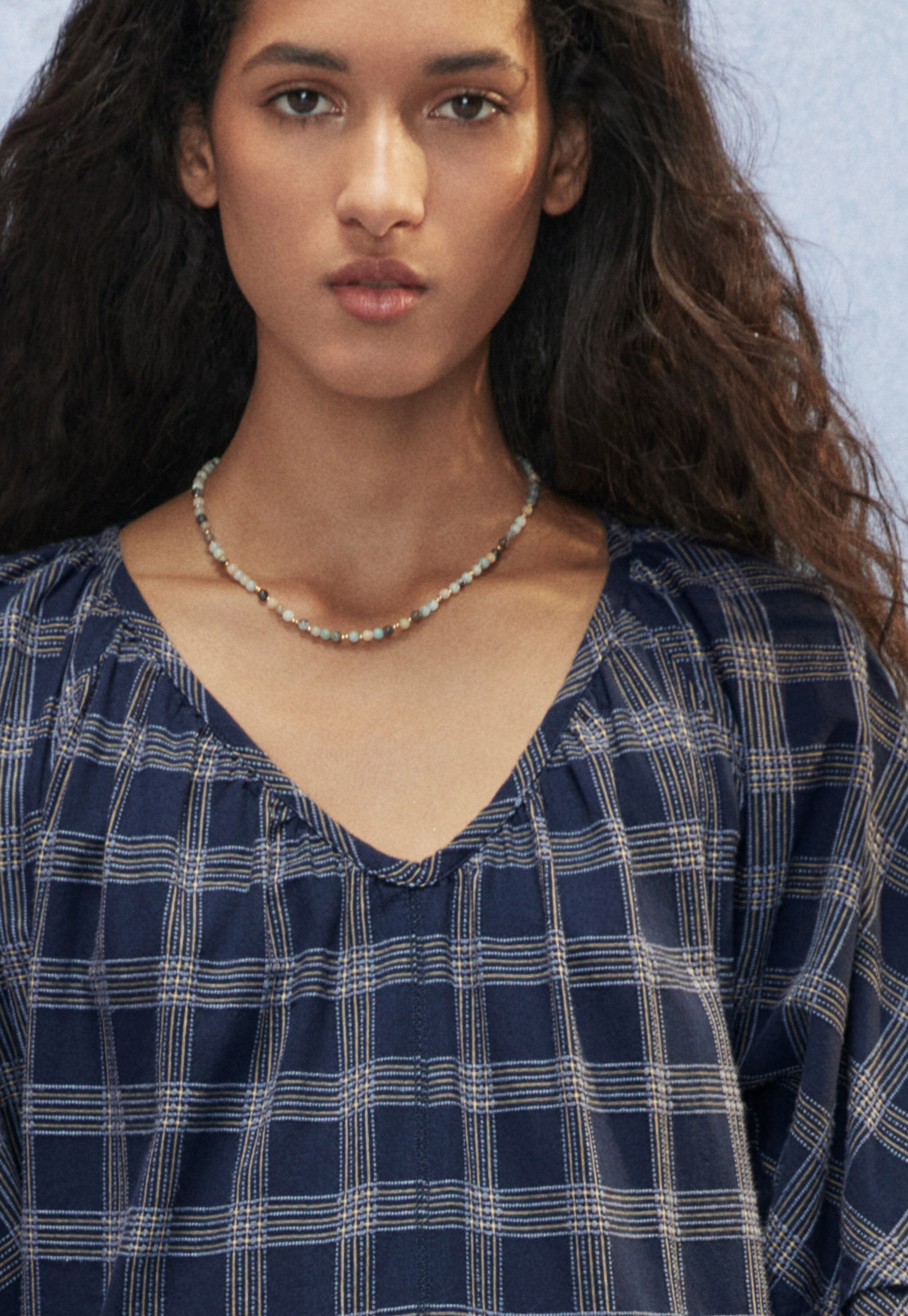 Checked dress