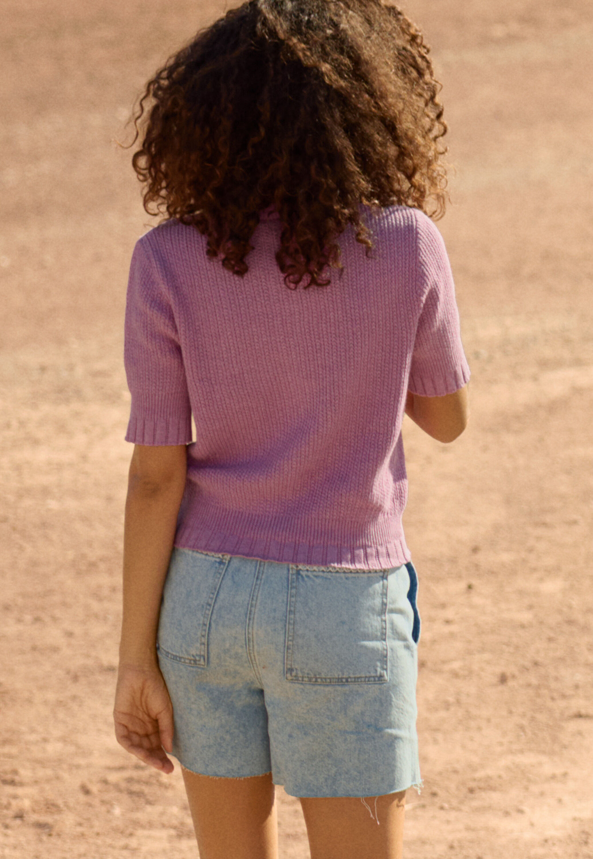Tuck-stitch sweater