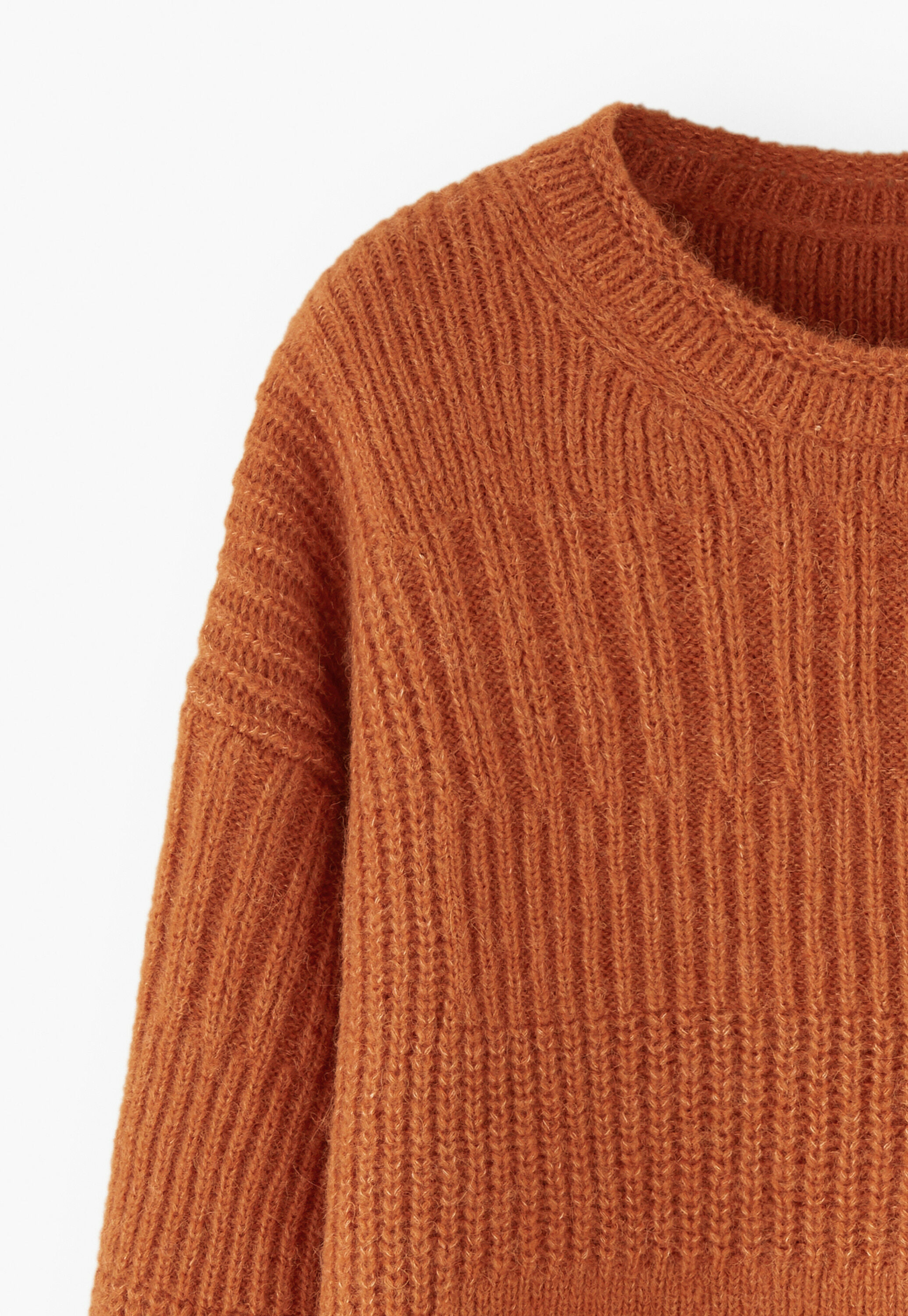 Rib-stitch sweater