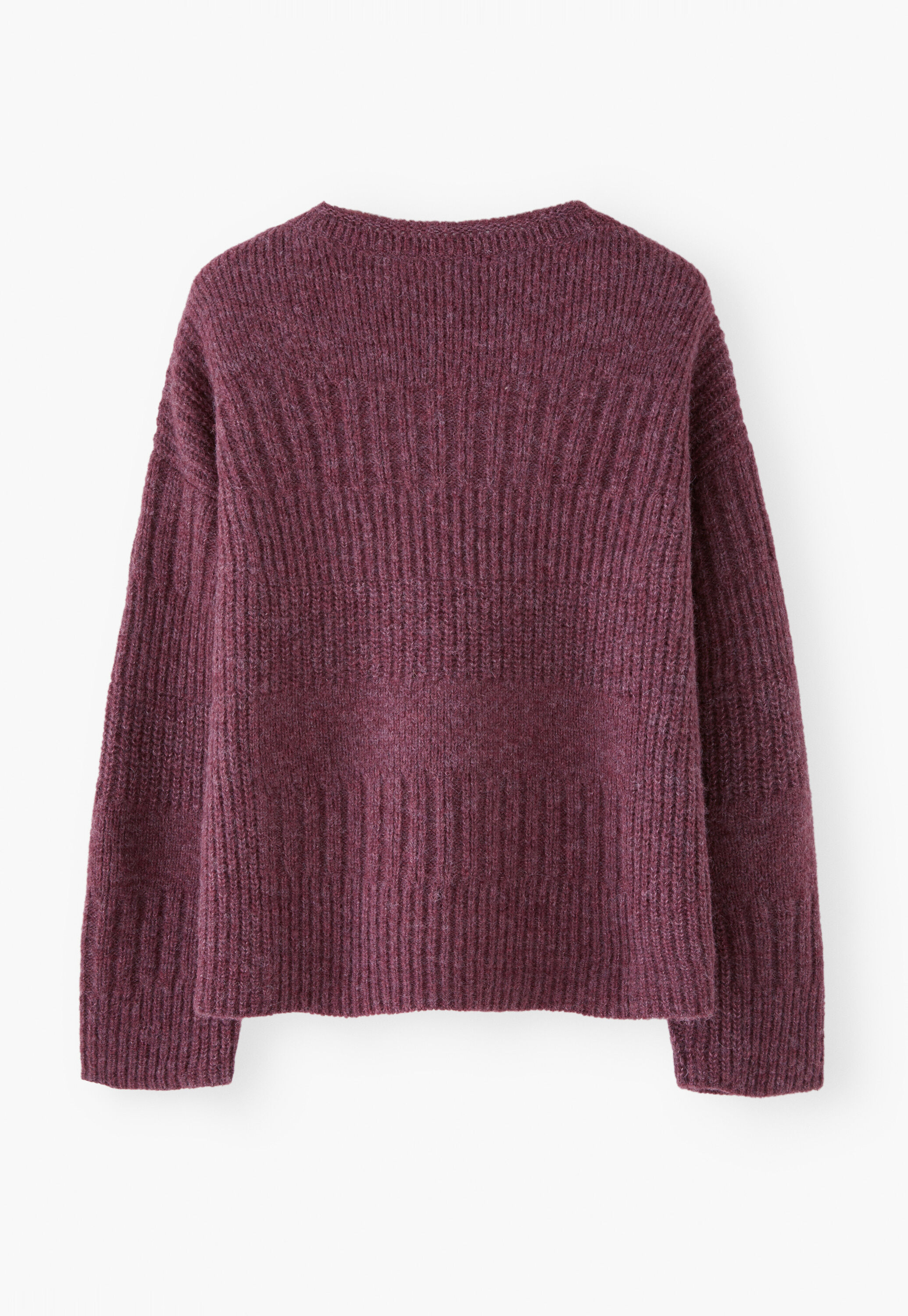 Rib-stitch sweater