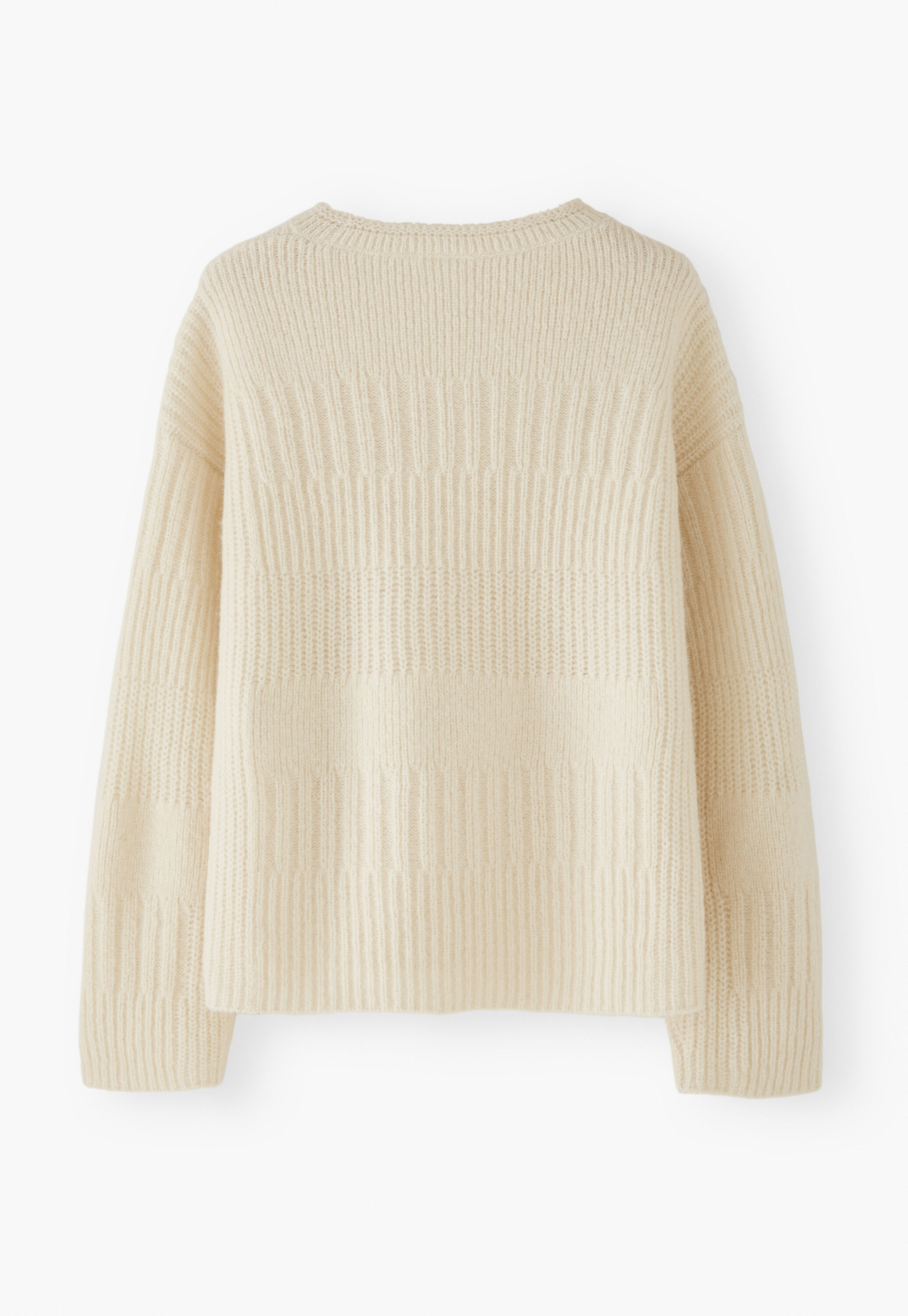 Rib-stitch sweater