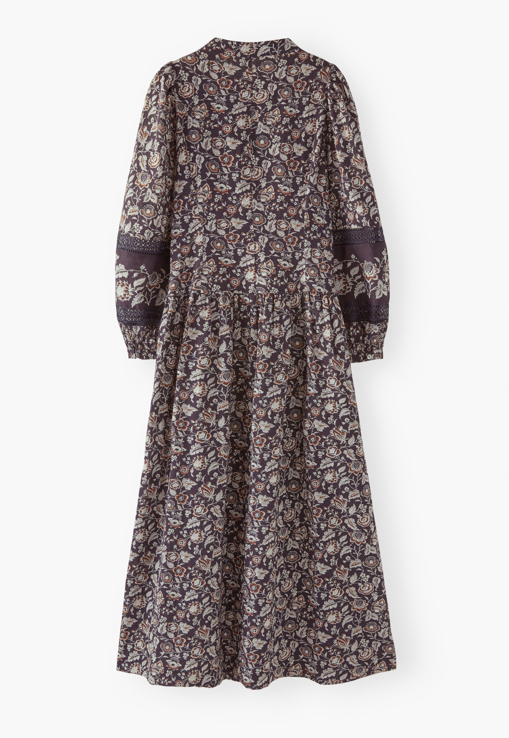 Dropped waist printed dress