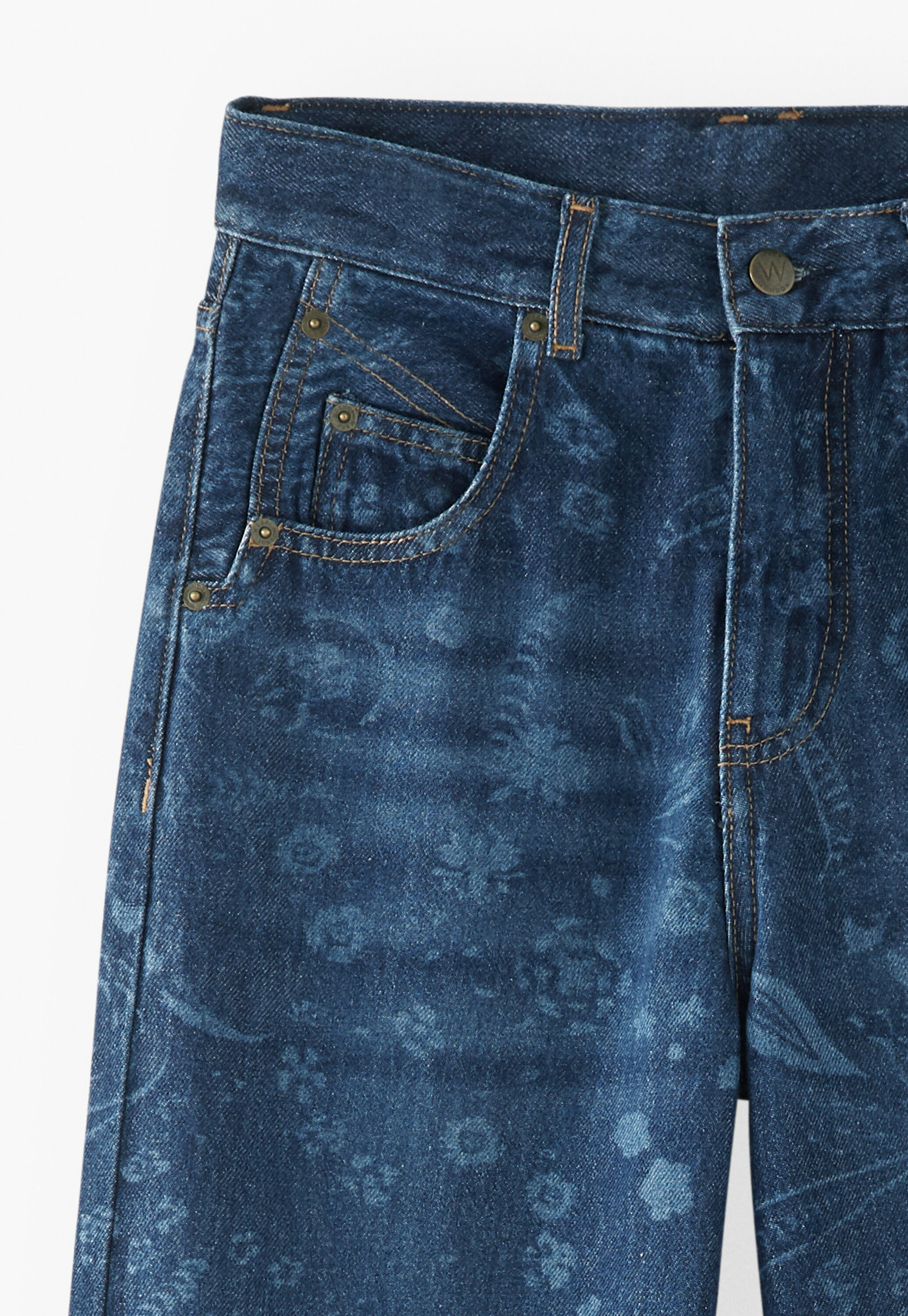 Lasered jeans