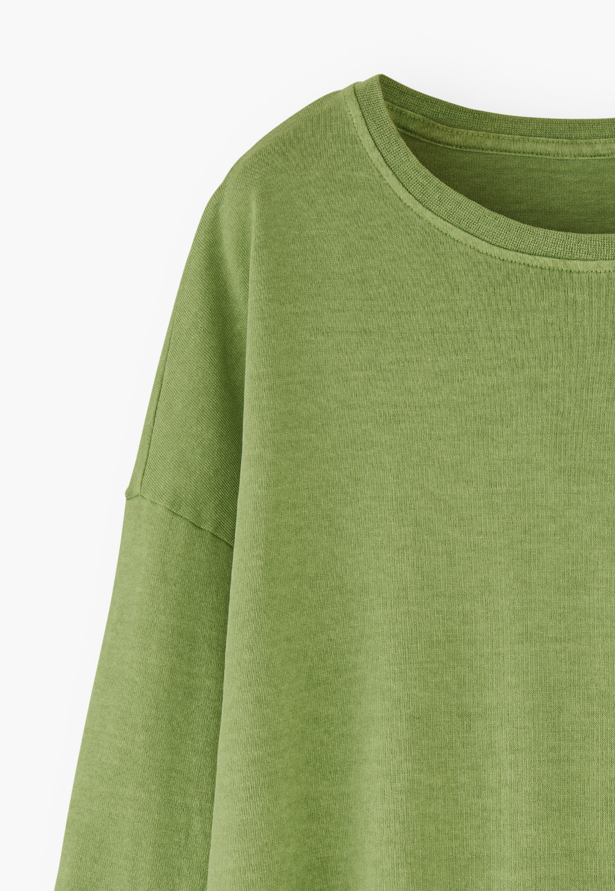 Drop-shoulder top