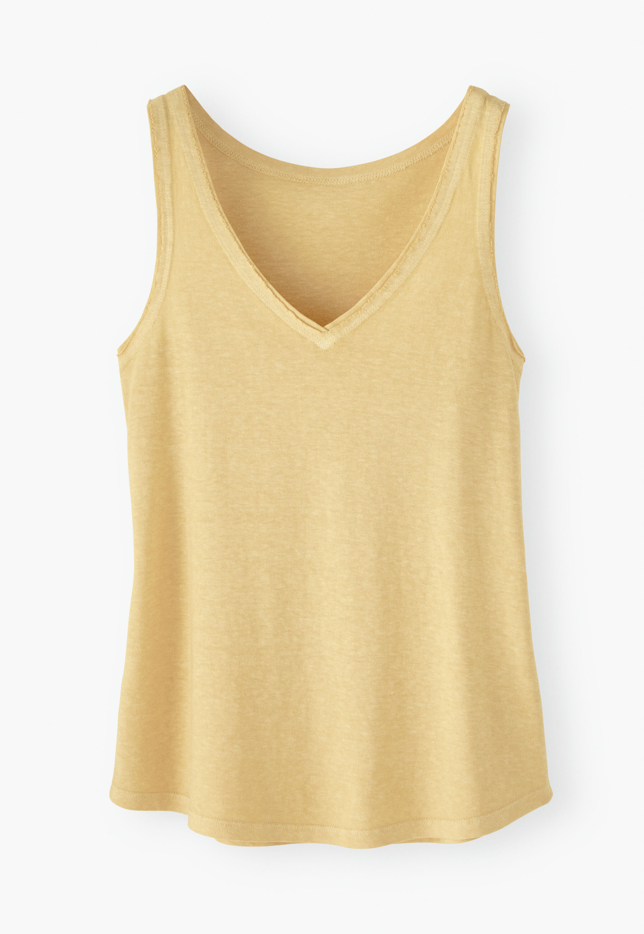 V-neck jersey vest