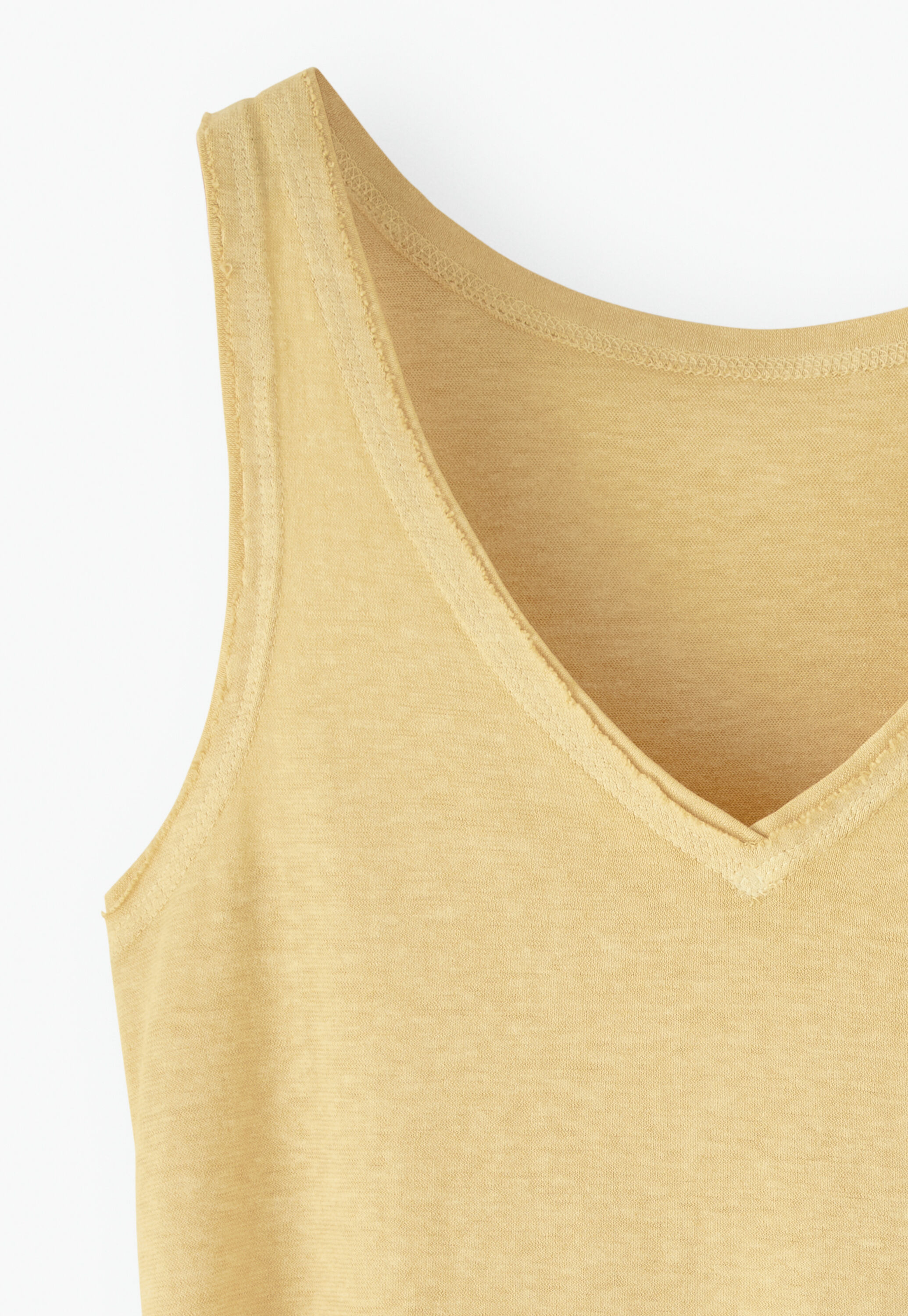 V-neck jersey vest