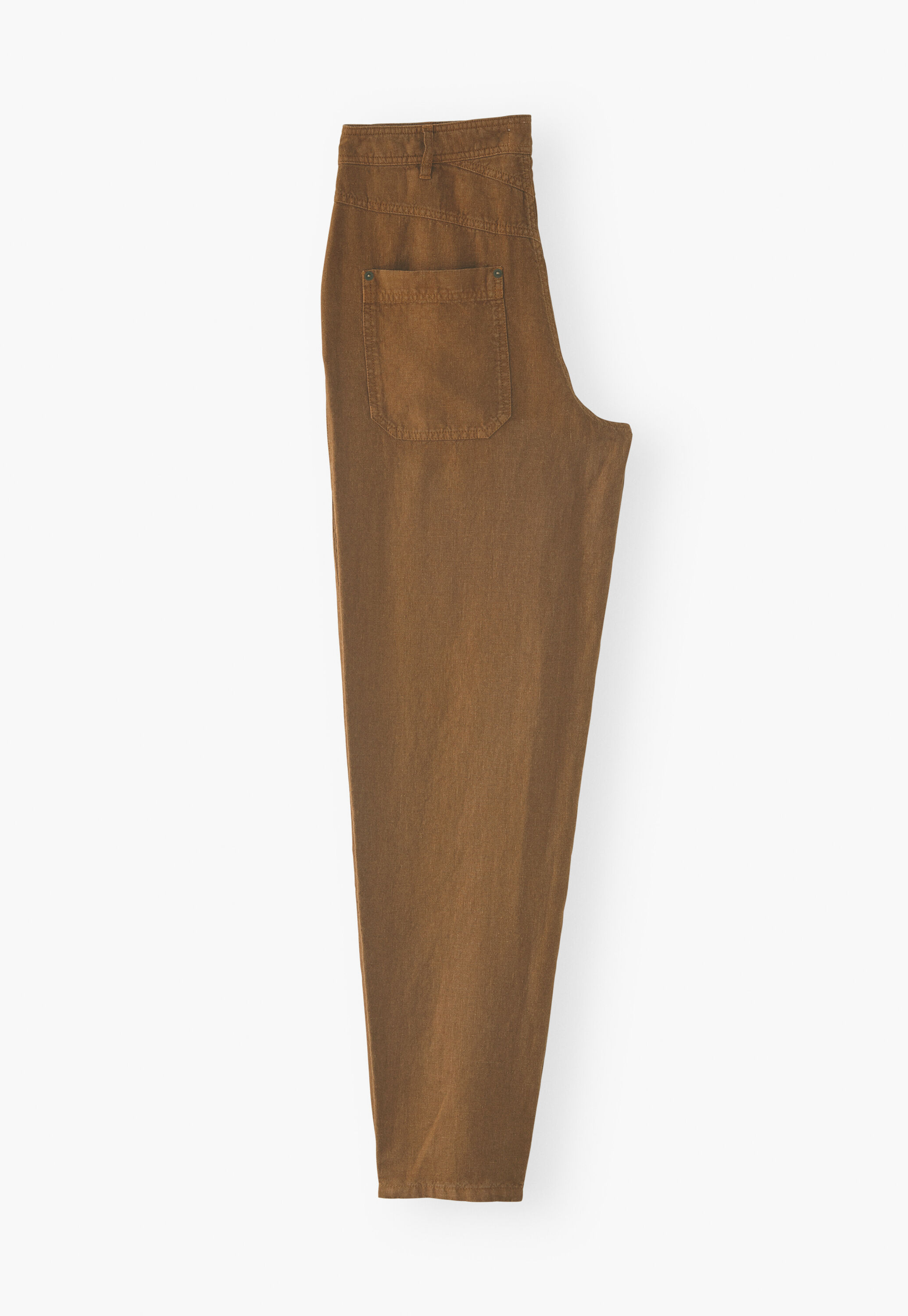 High-waisted trousers
