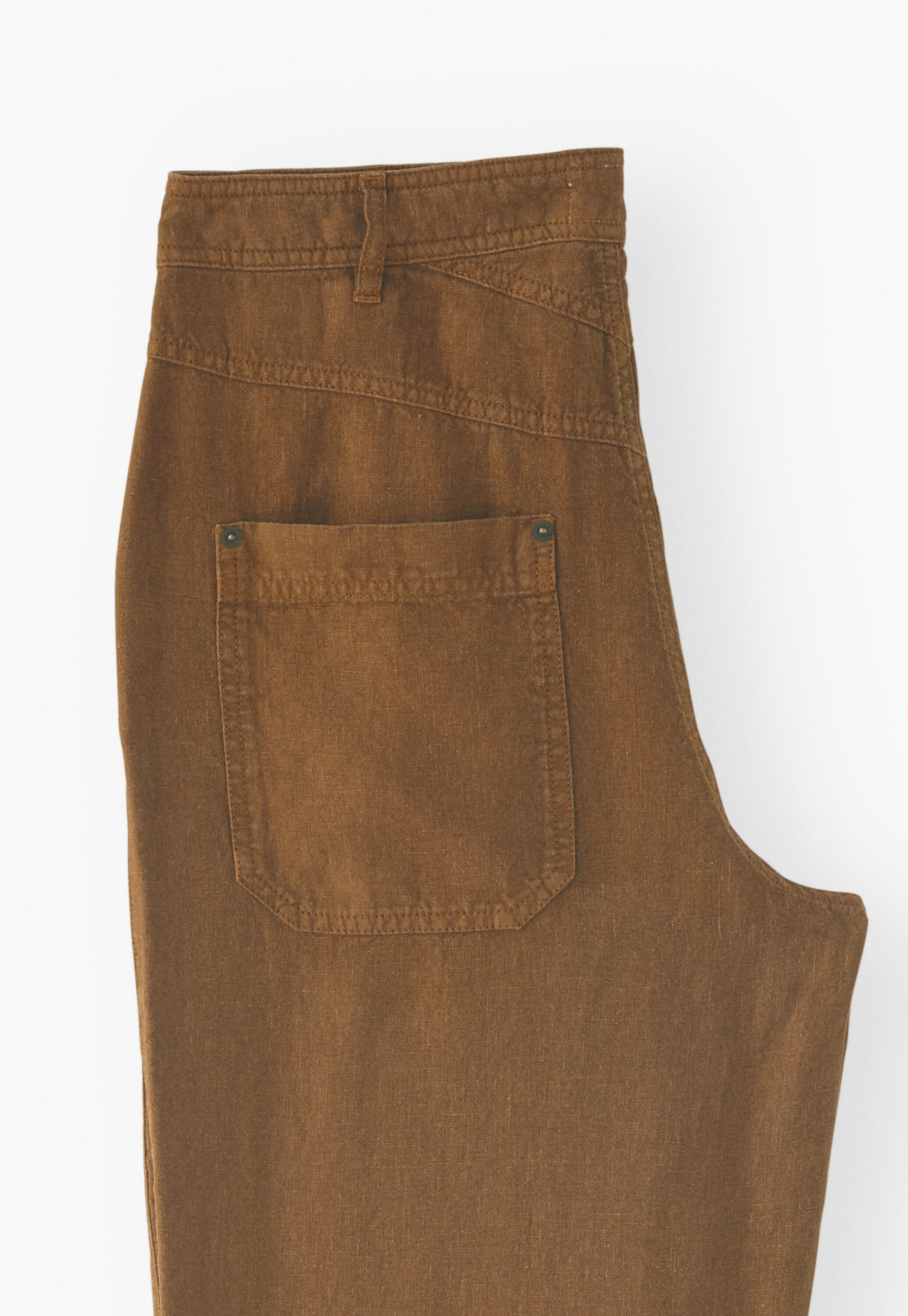 High-waisted trousers