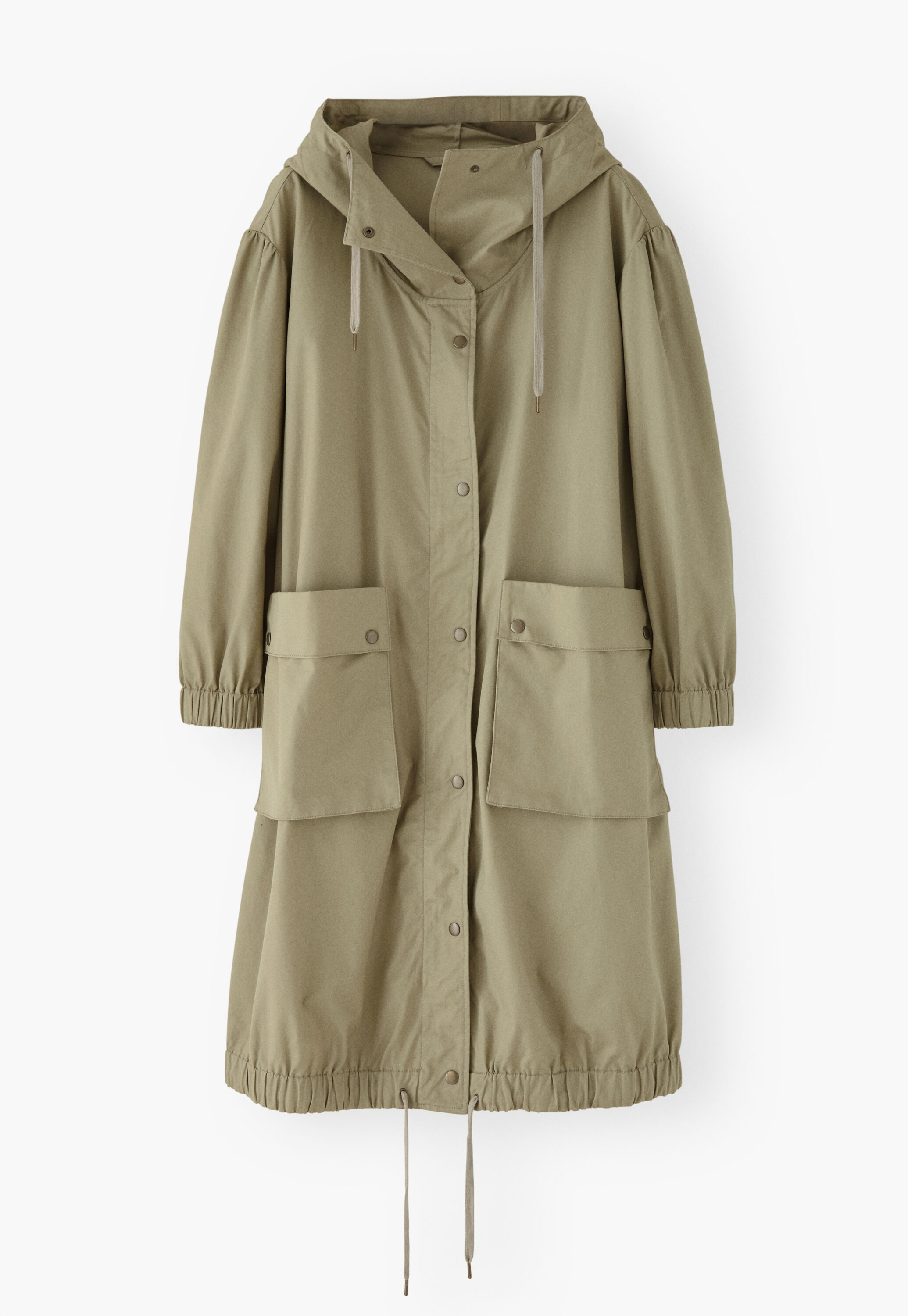 Water-resistant parka