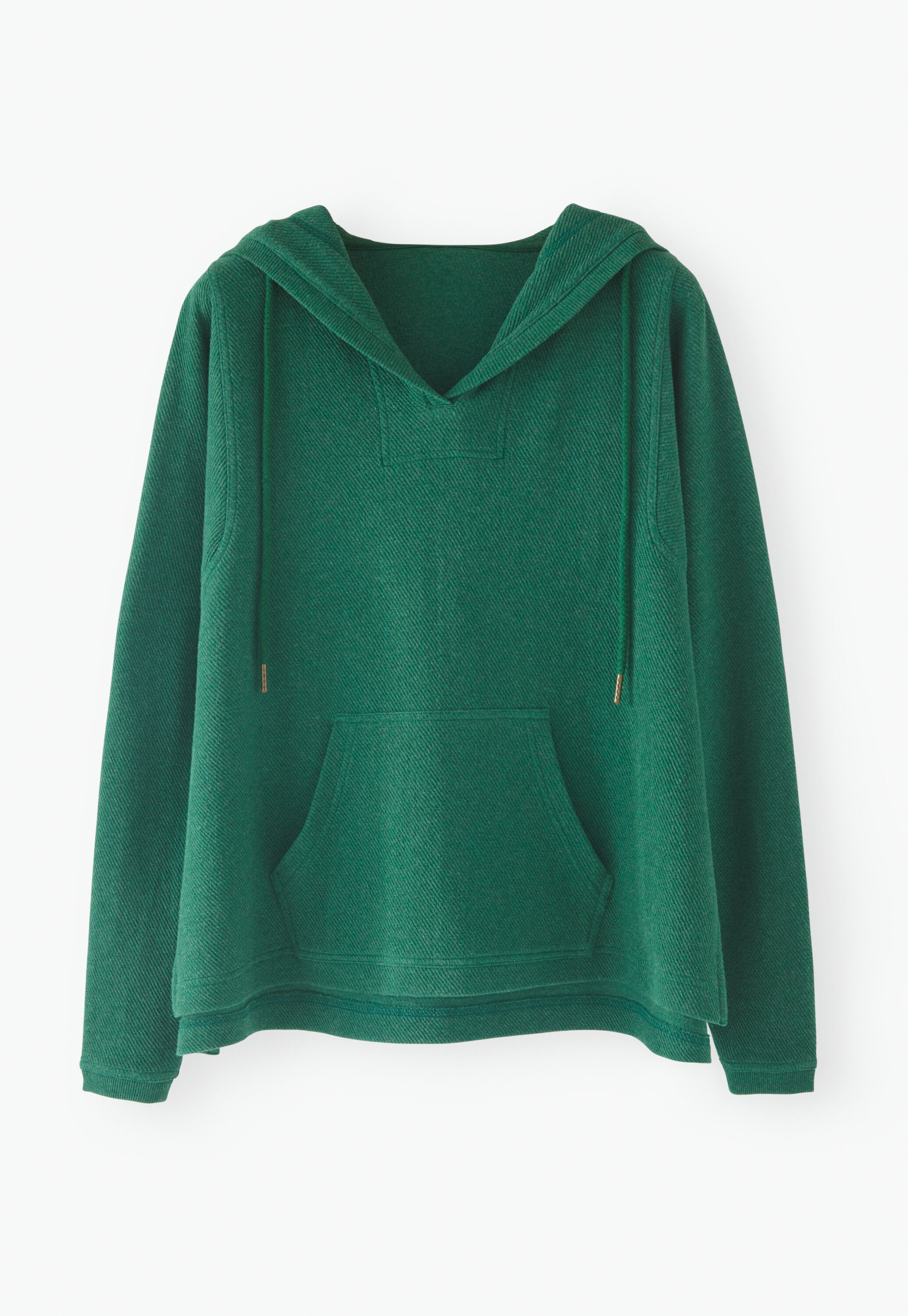 V-neck hoodie