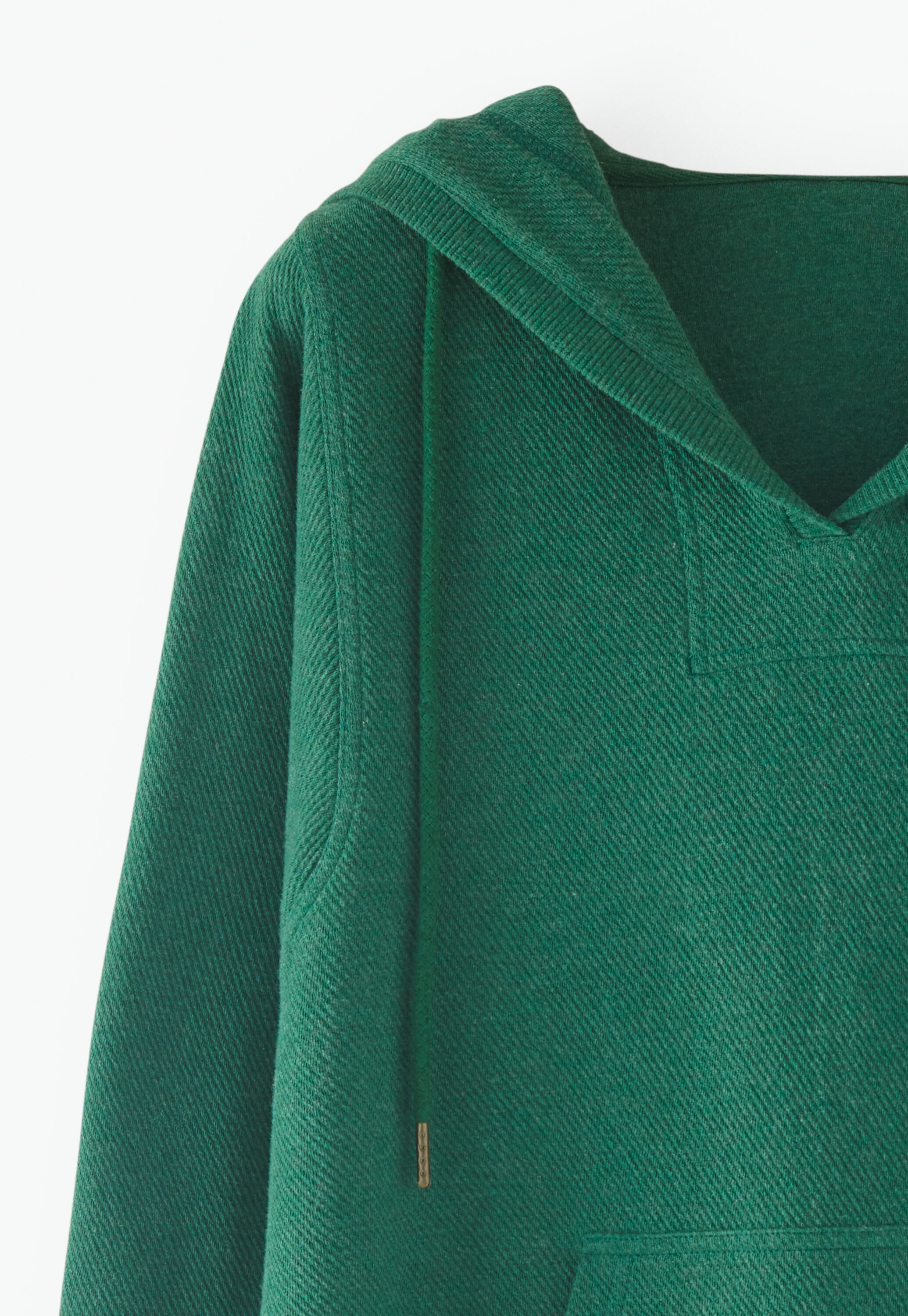 V-neck hoodie