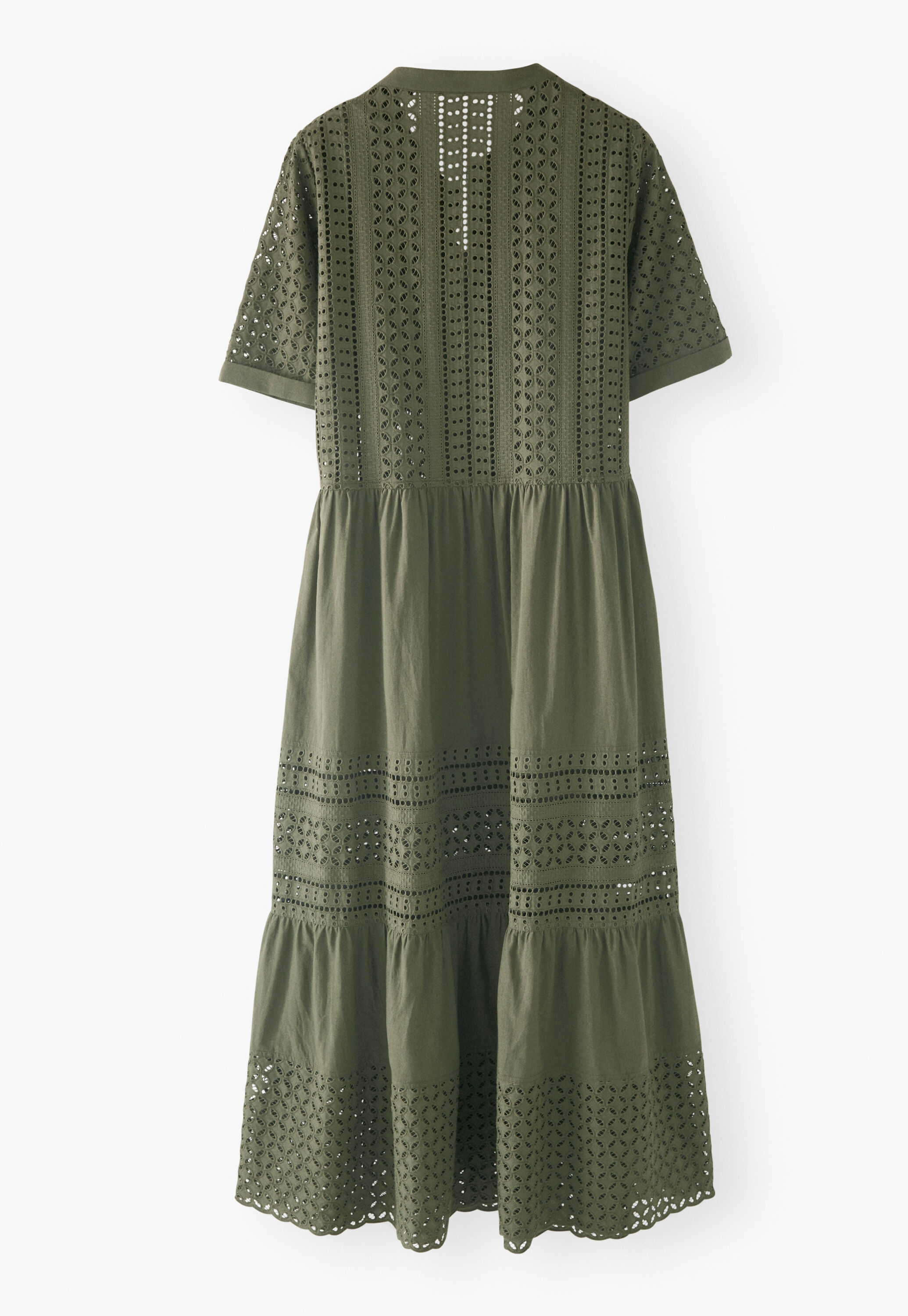 Broderie long dress
