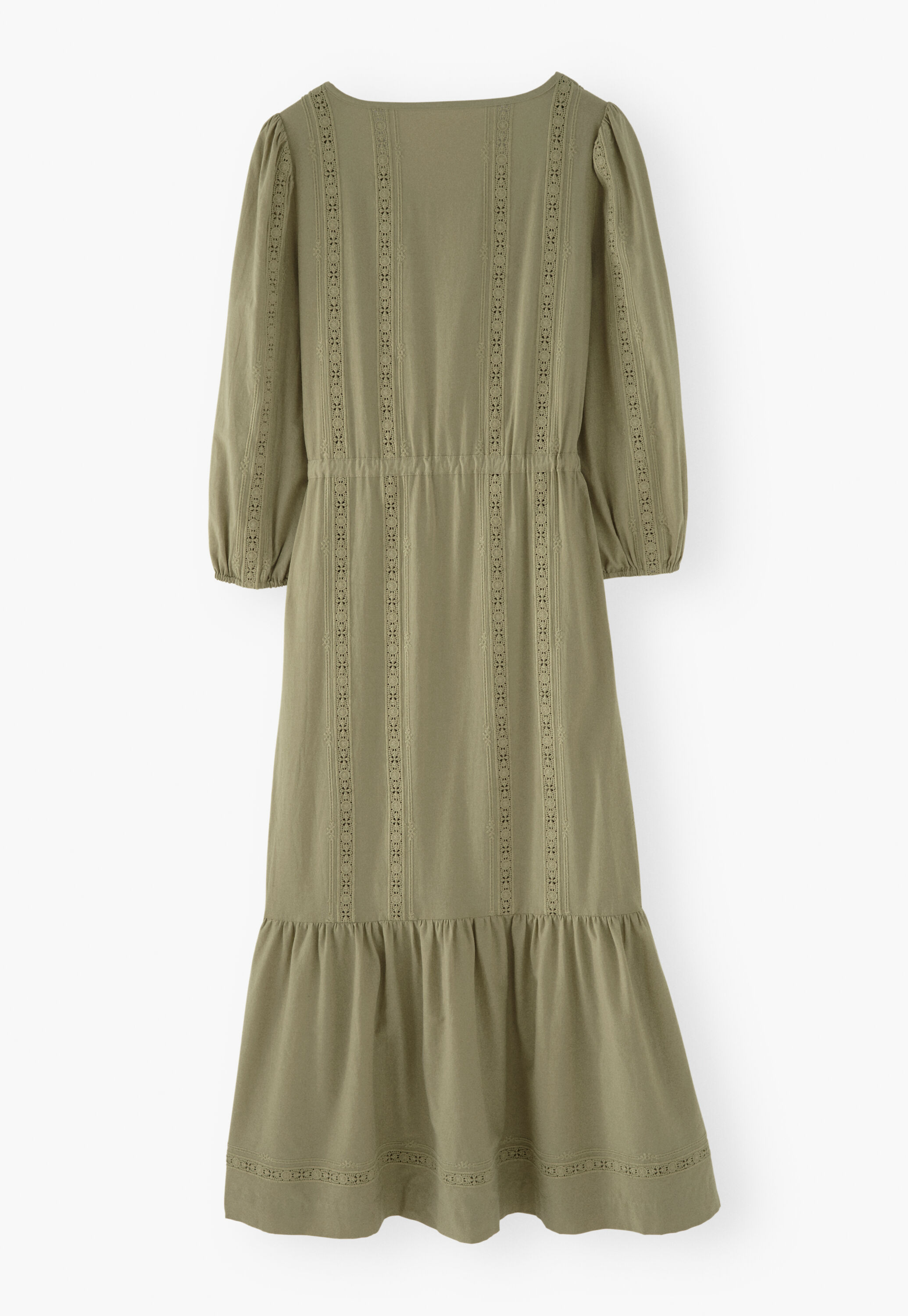 Embroidered maxi-dress