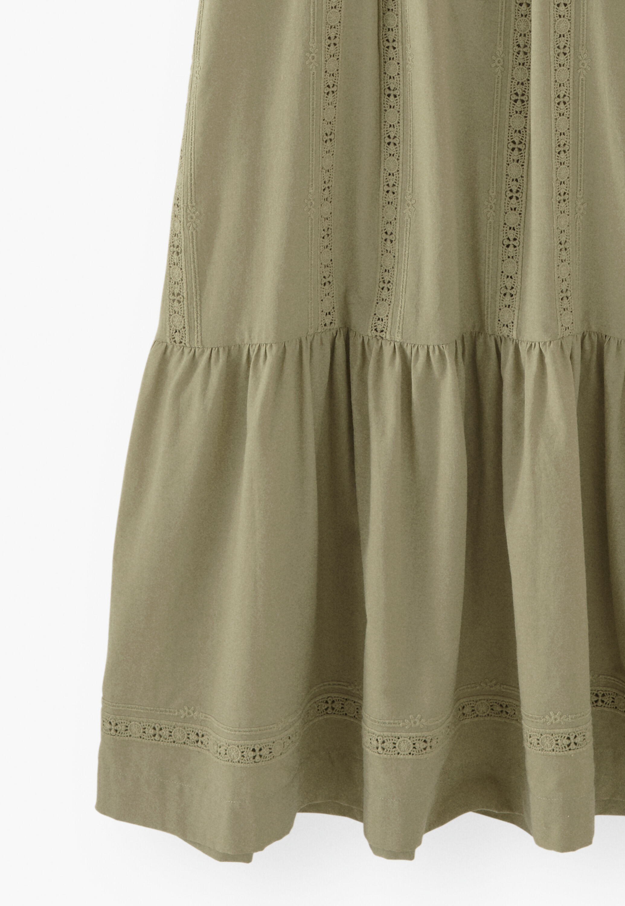 Embroidered maxi-dress