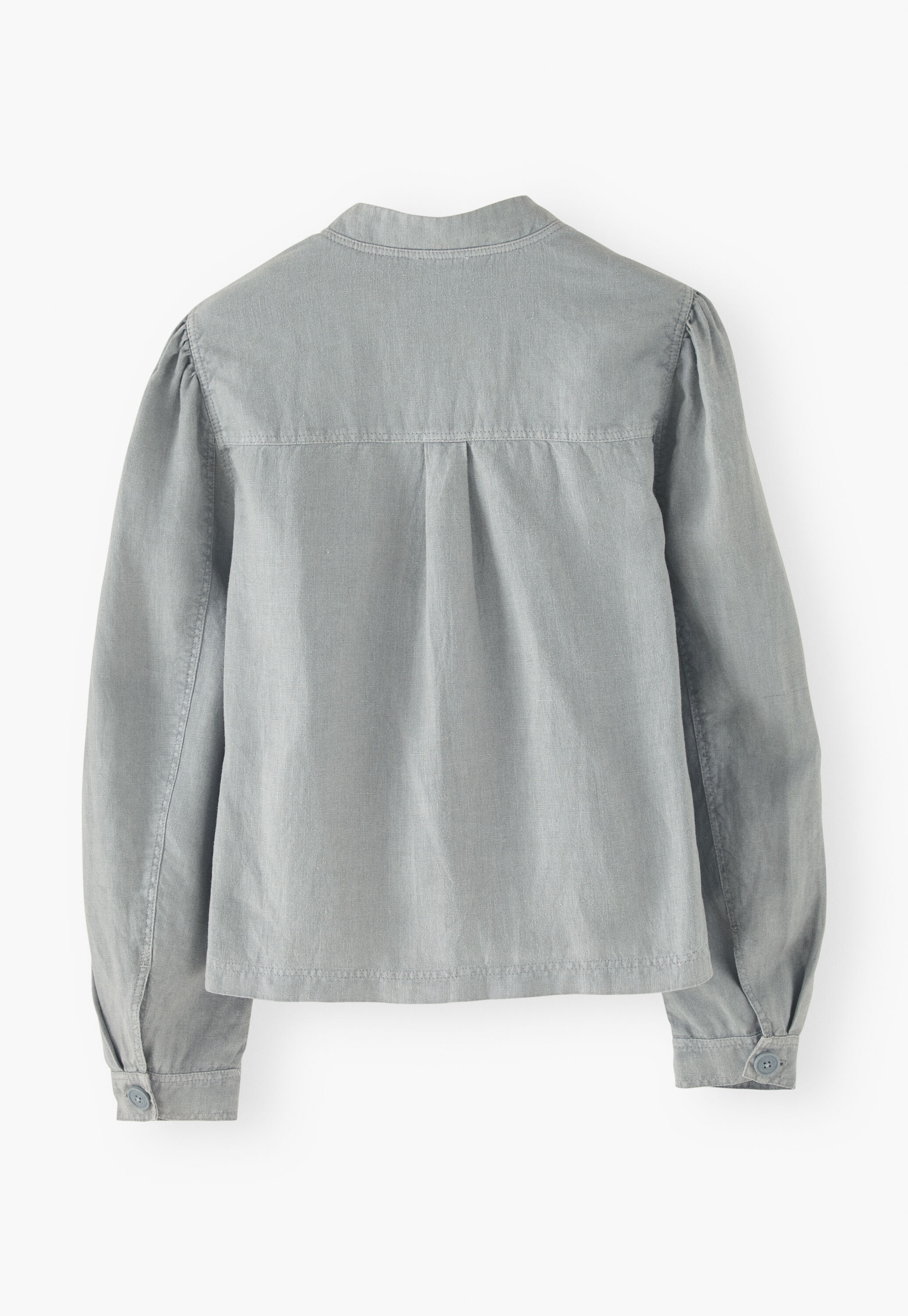 Gathered-sleeve jacket
