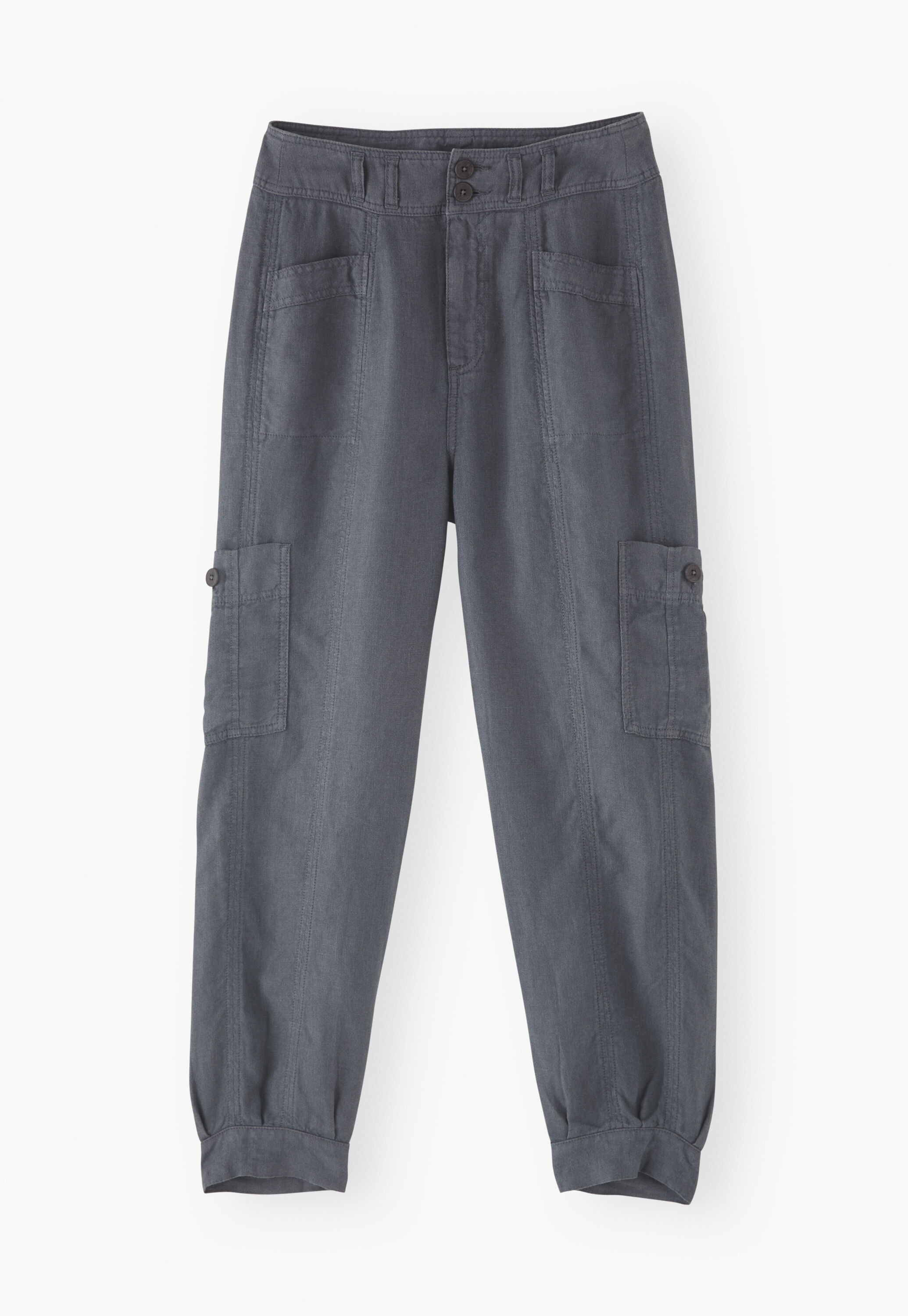 Patch-pocket trousers