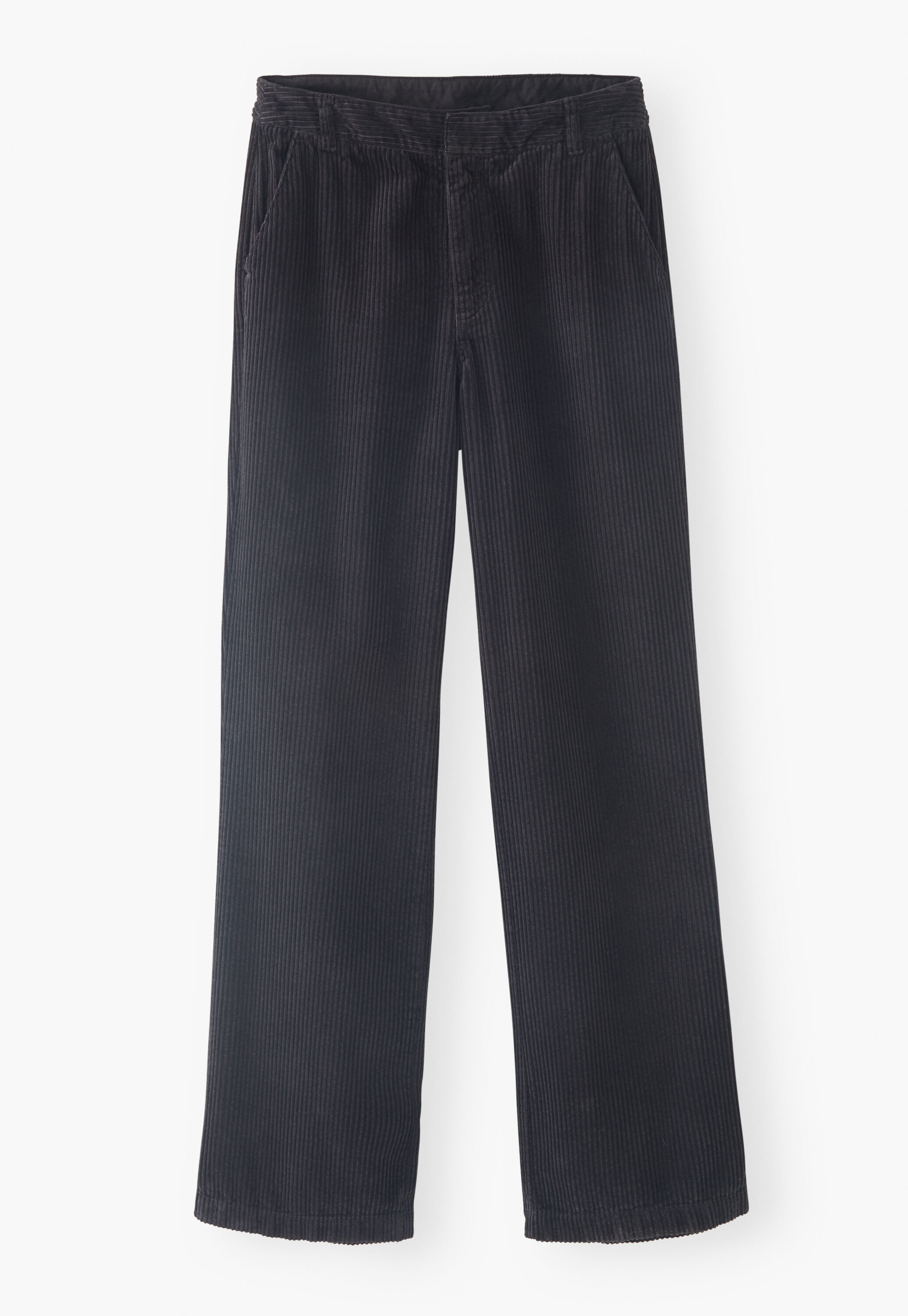 Straight-leg cord trousers