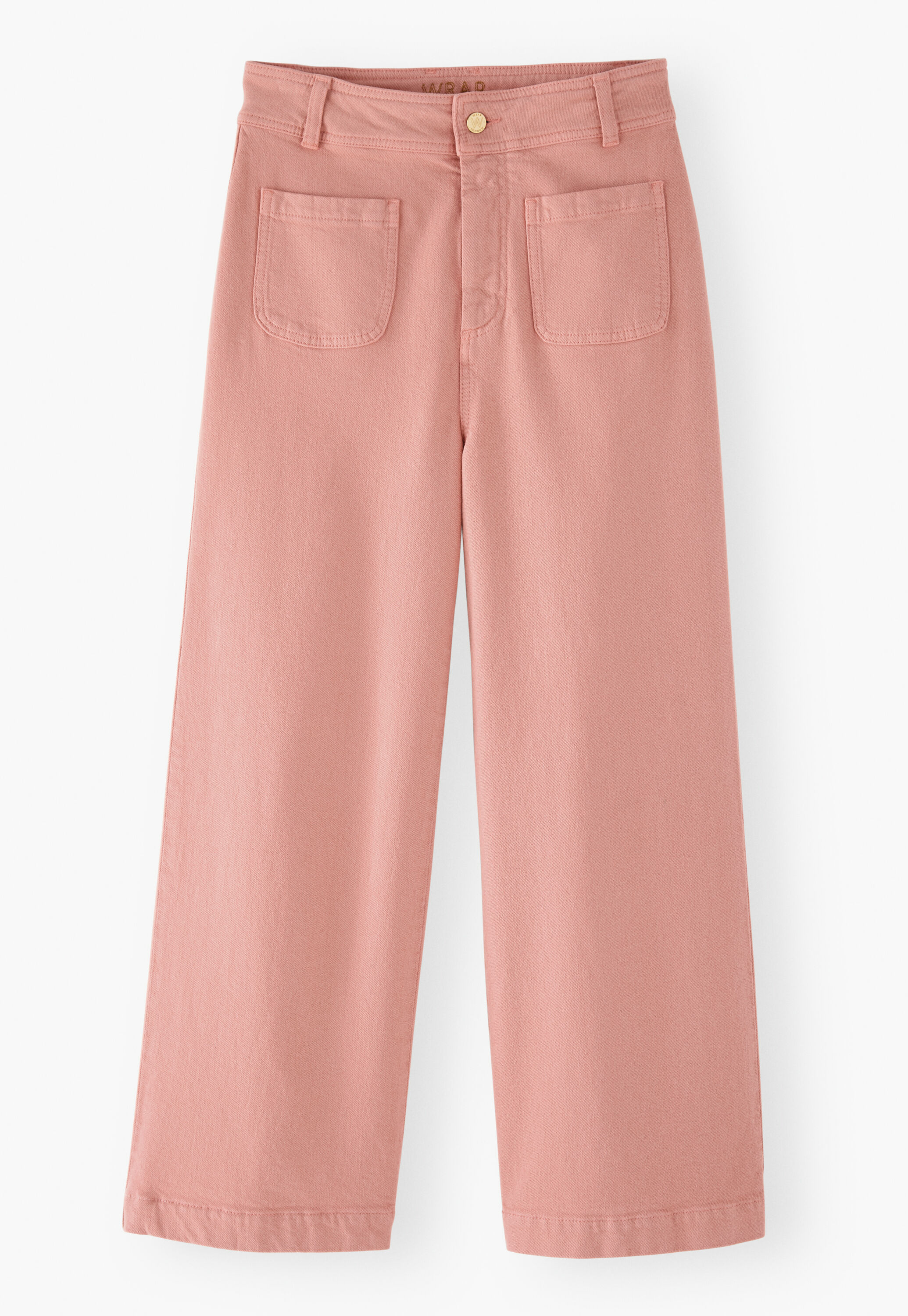 Cropped wide-leg trousers