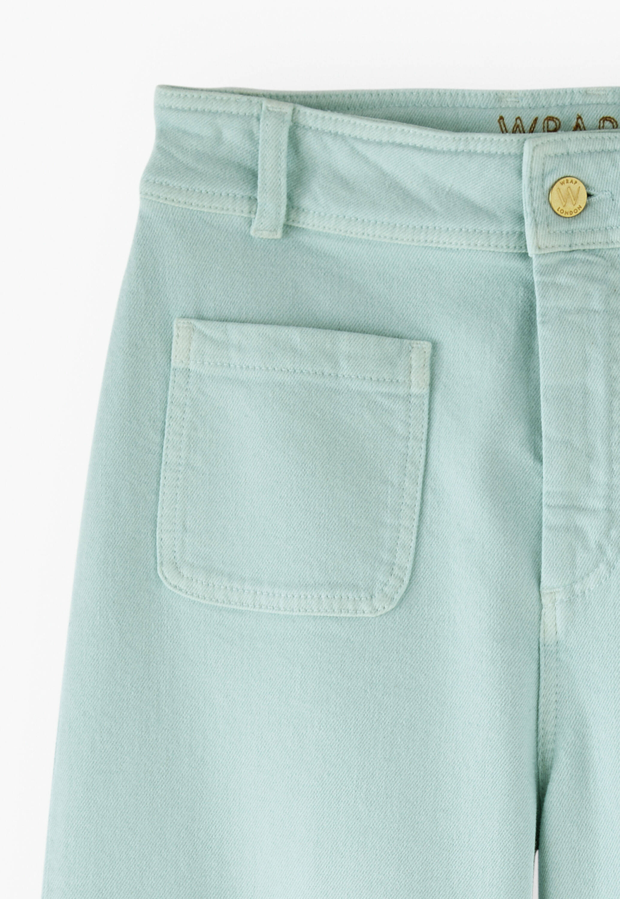 Cropped wide-leg trousers