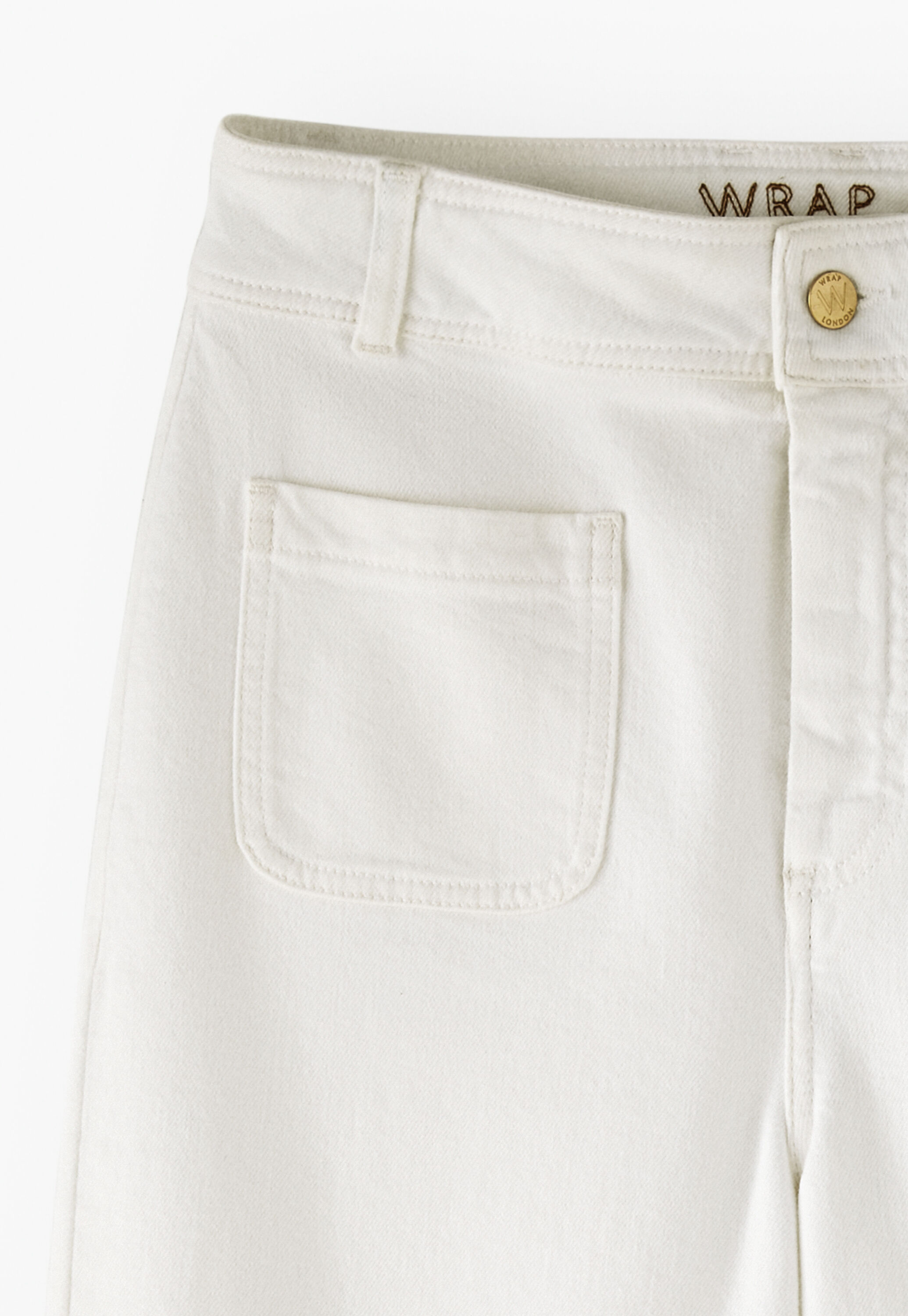 Cropped wide-leg trousers