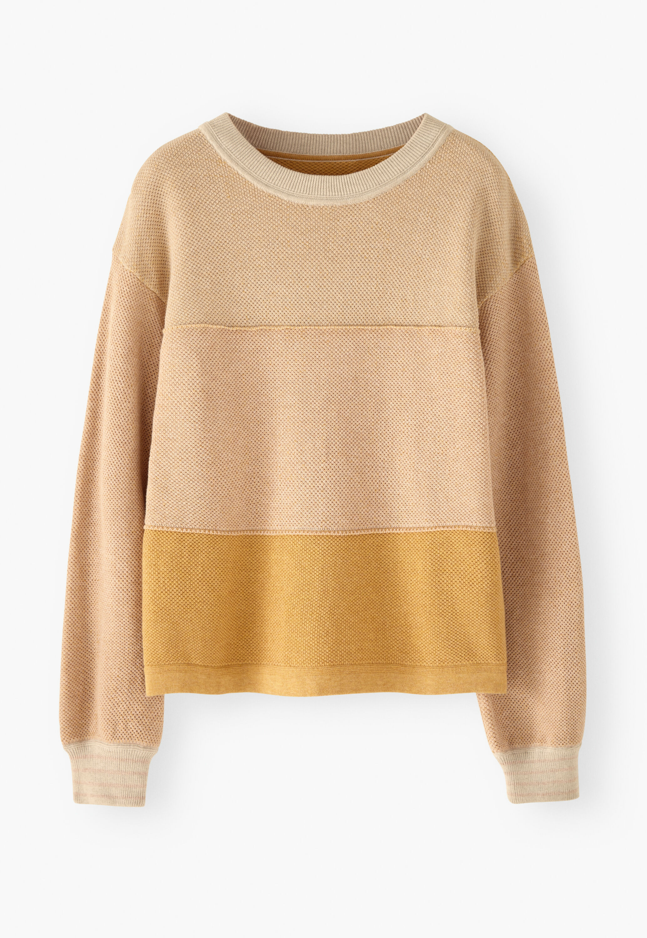 Piqu&eacute; knit sweater