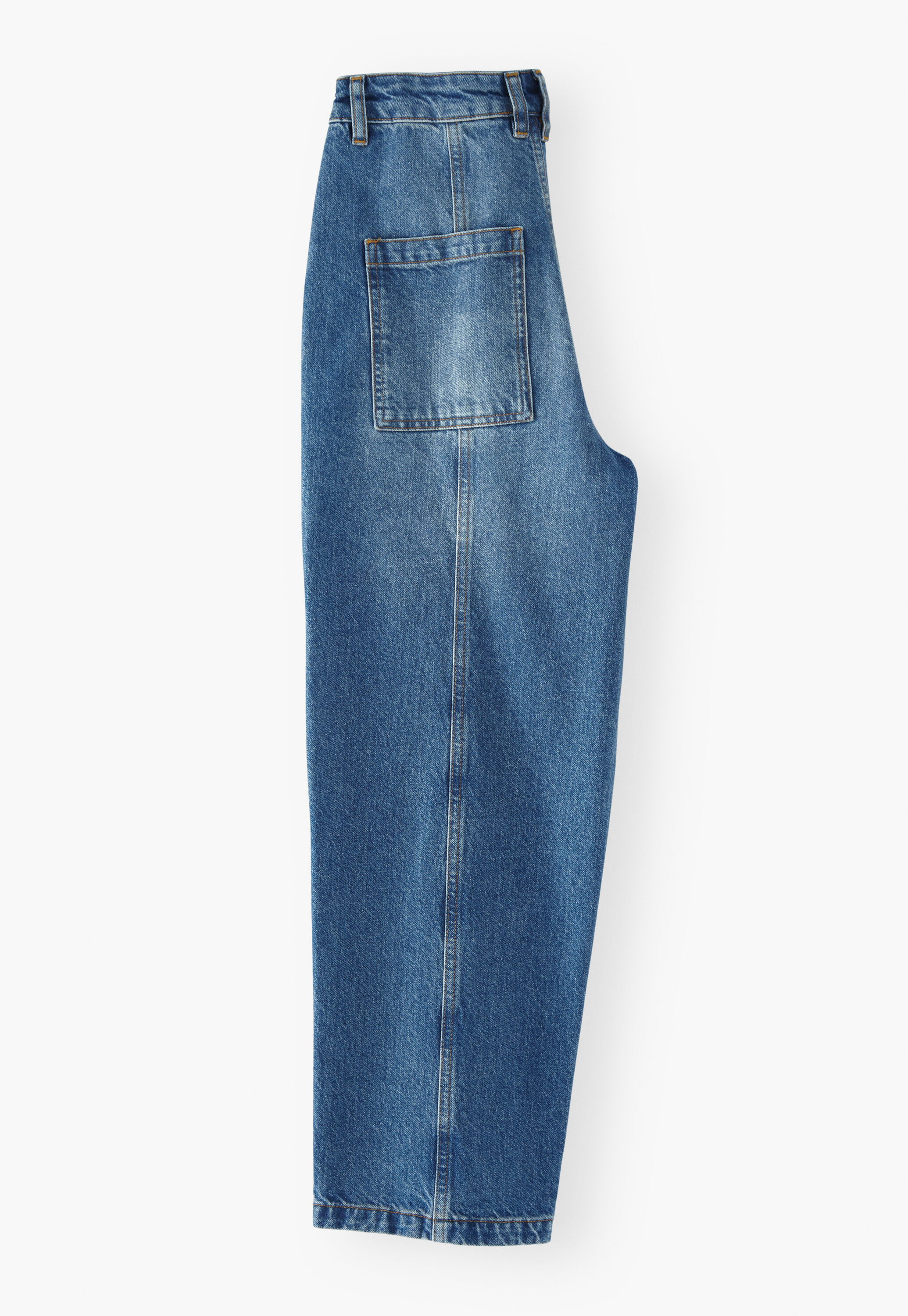 Patchwork horseshoe jeans