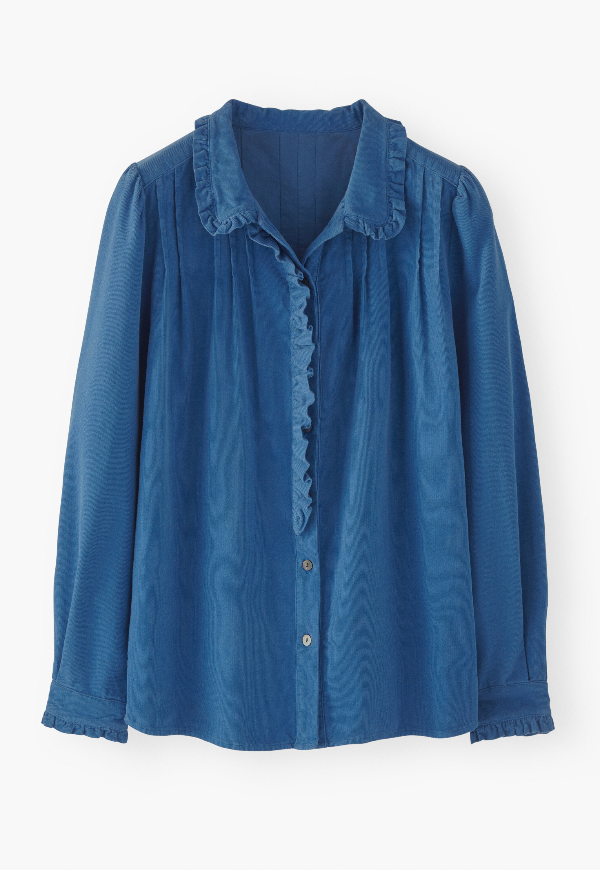 Cord pleated blouse