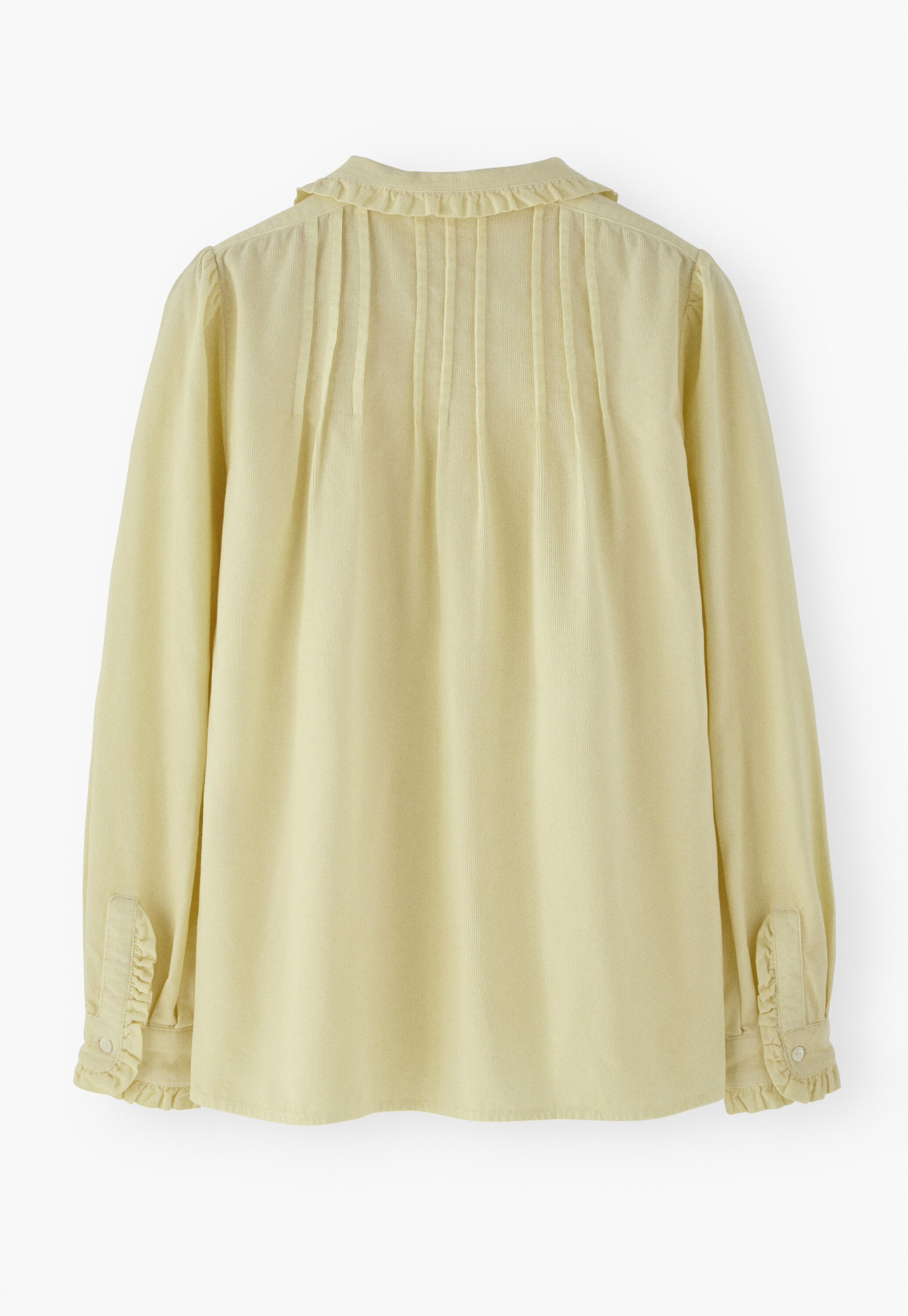 Cord pleated blouse