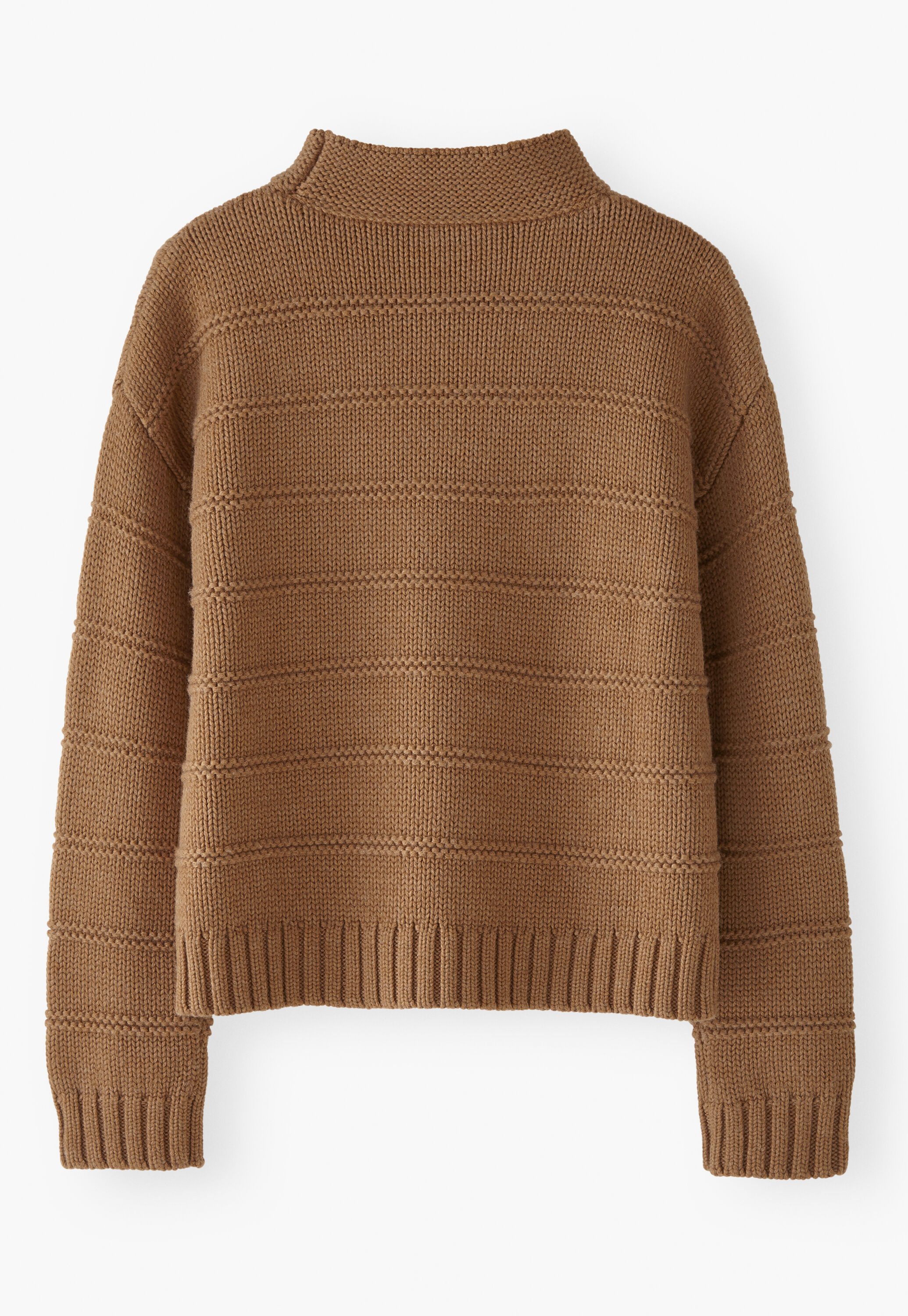 Stripe-stitch sweater