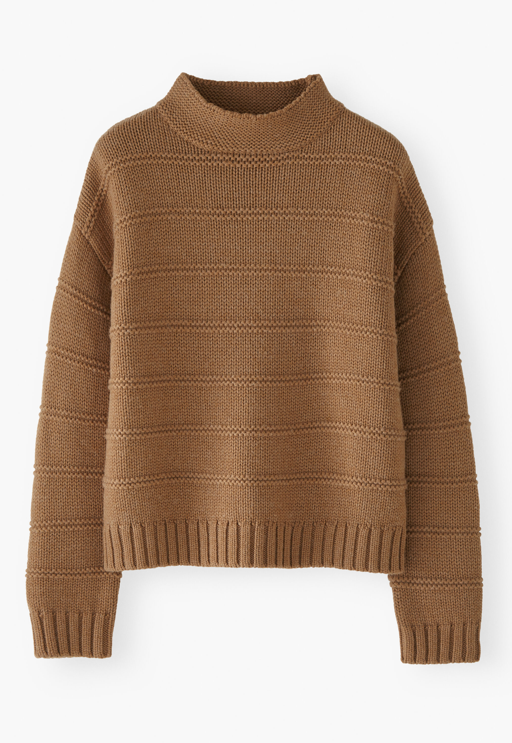Stripe-stitch sweater