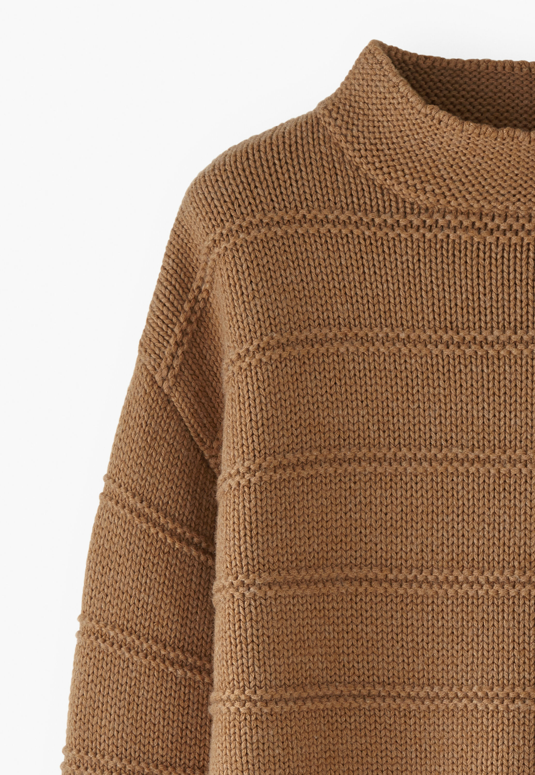 Stripe-stitch sweater