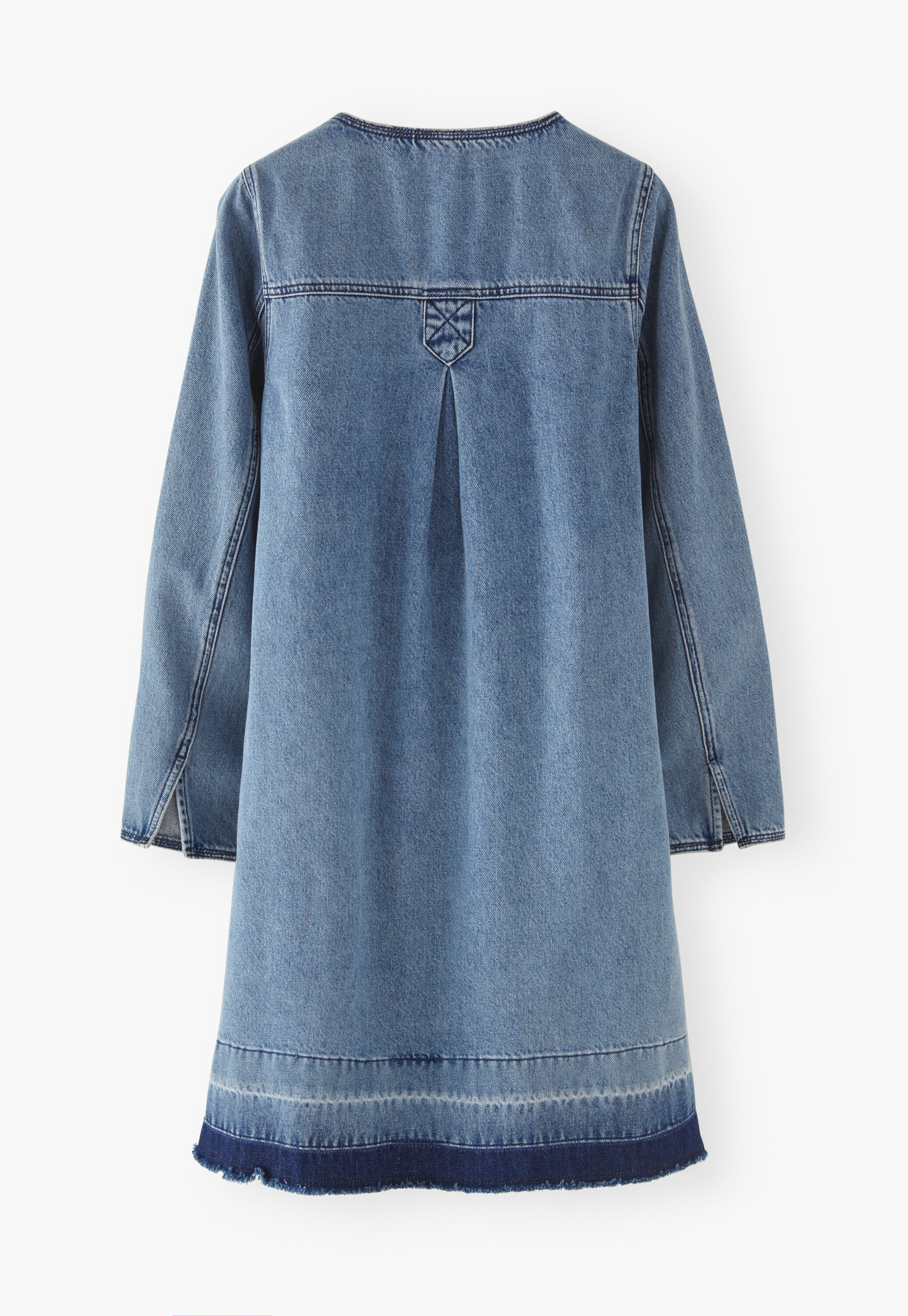 Denim shift dress