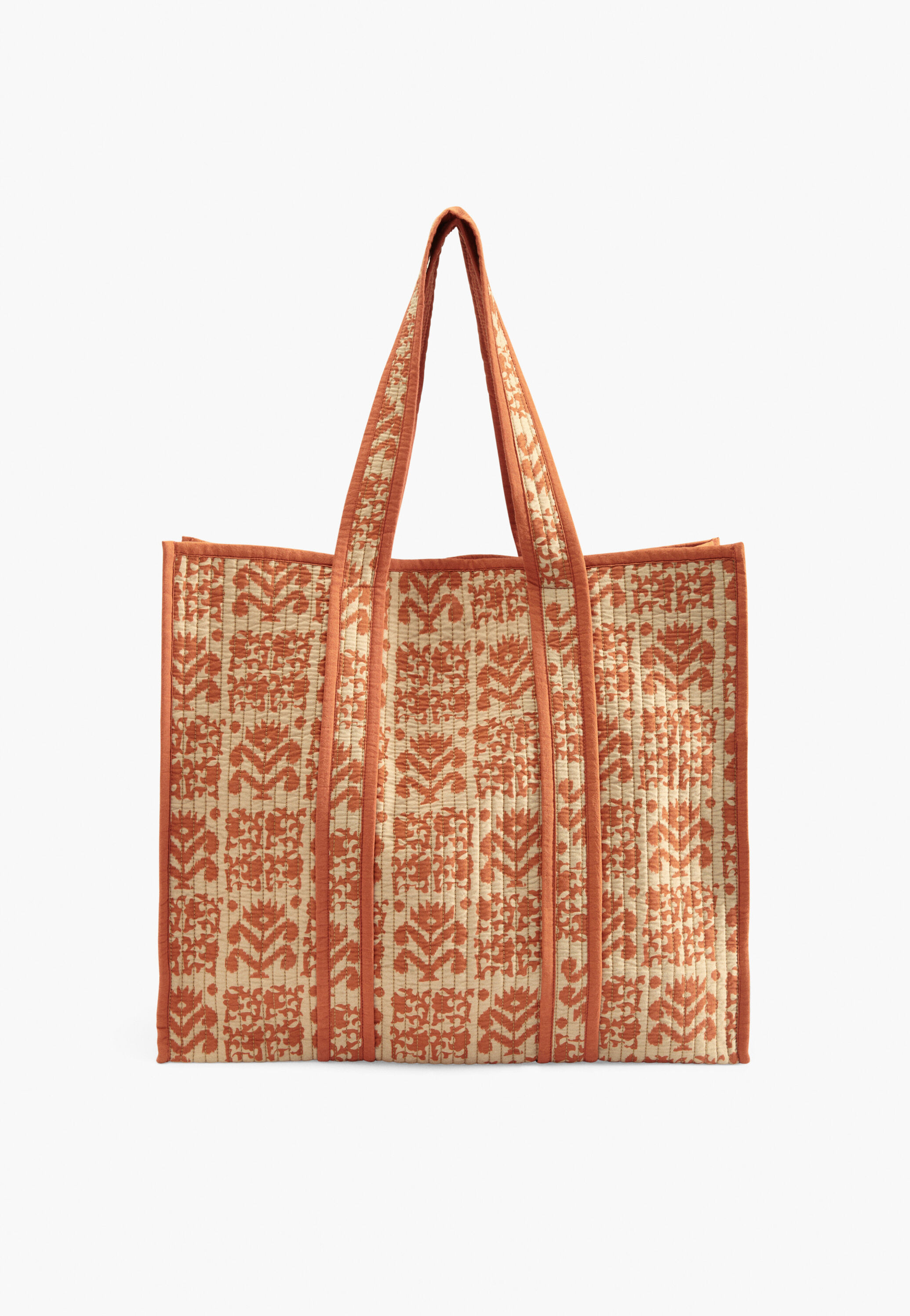 Printed quilted bag
