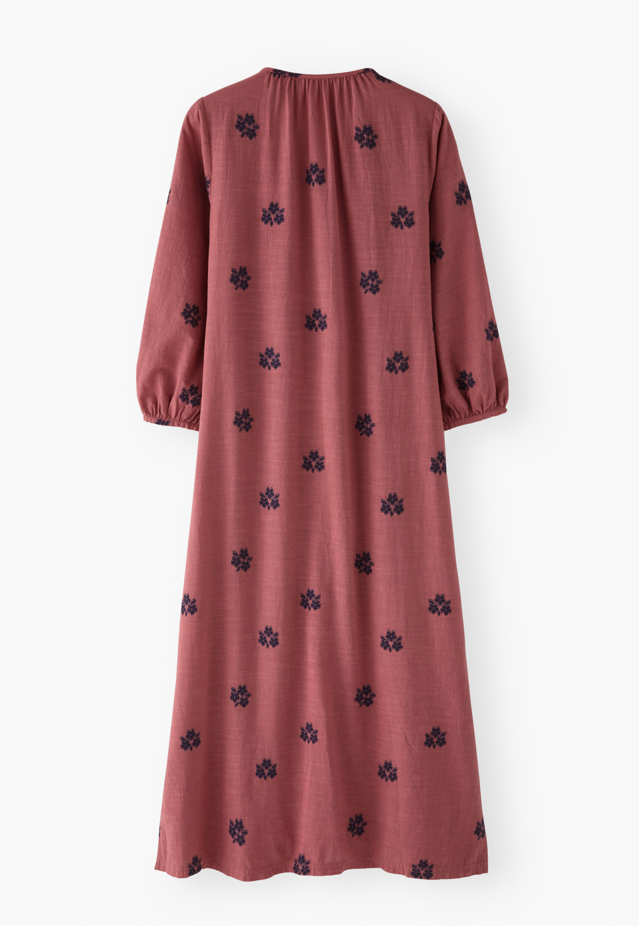 Clipped jacquard dress