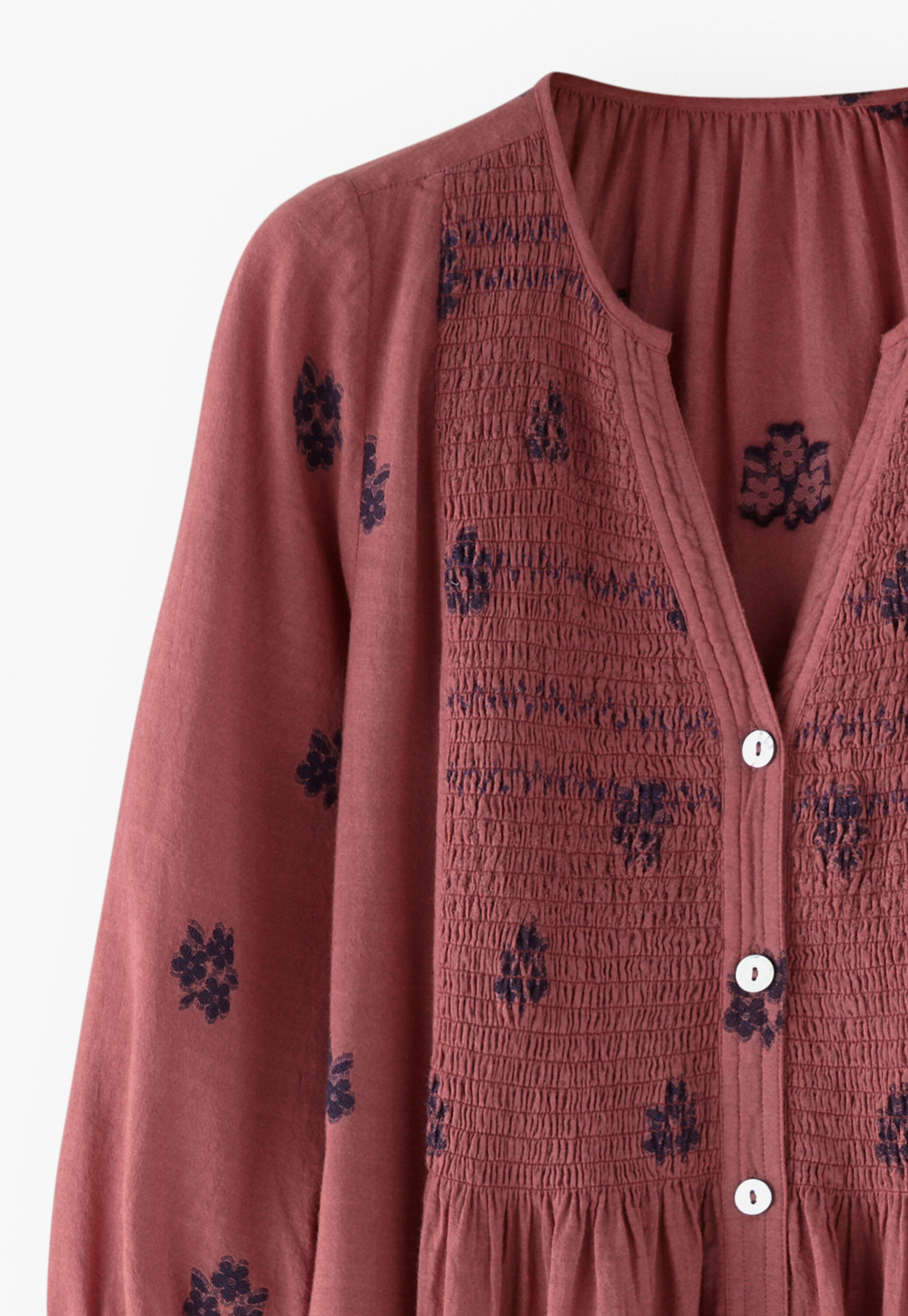 Clipped jacquard dress