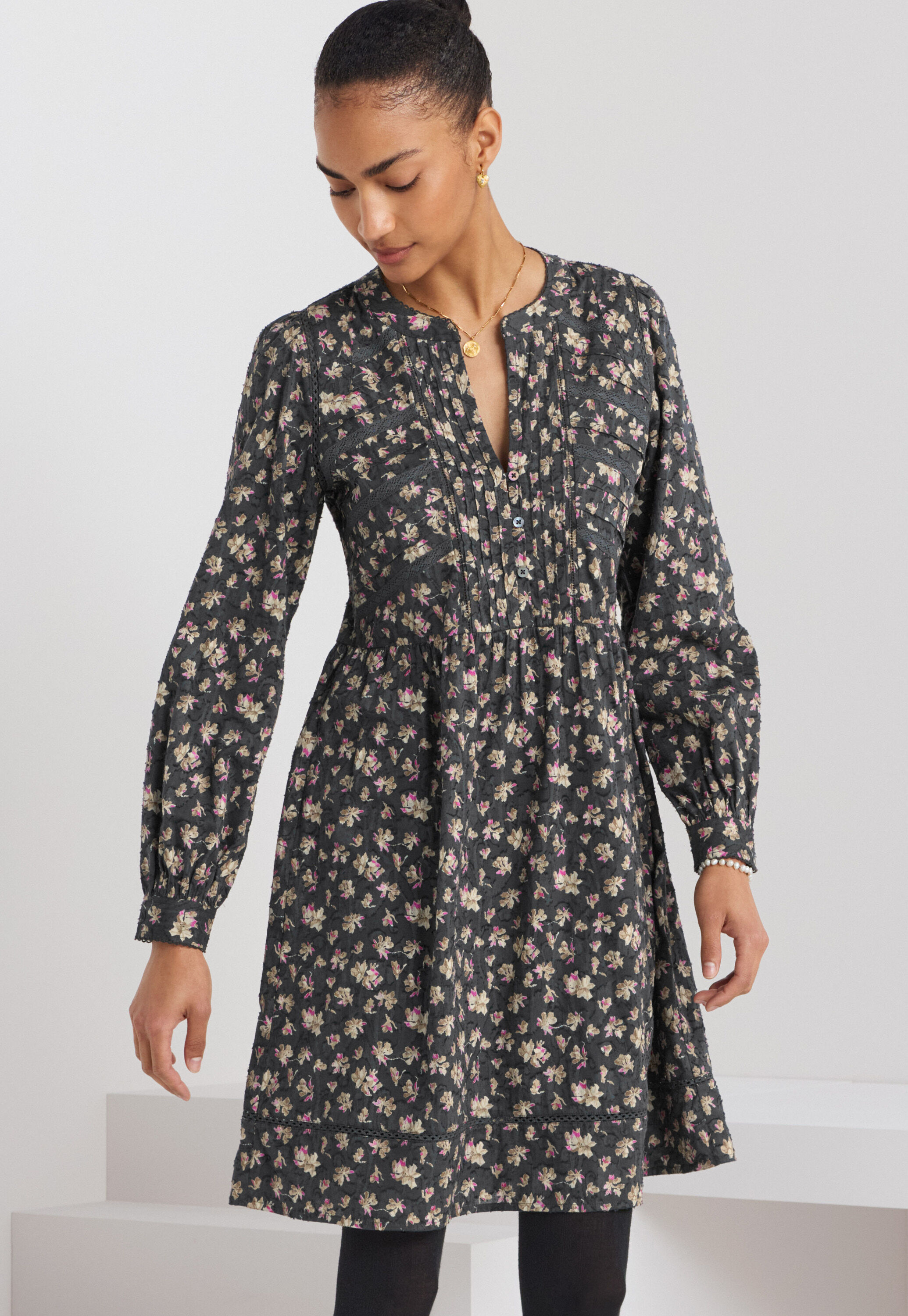 Printed short dress