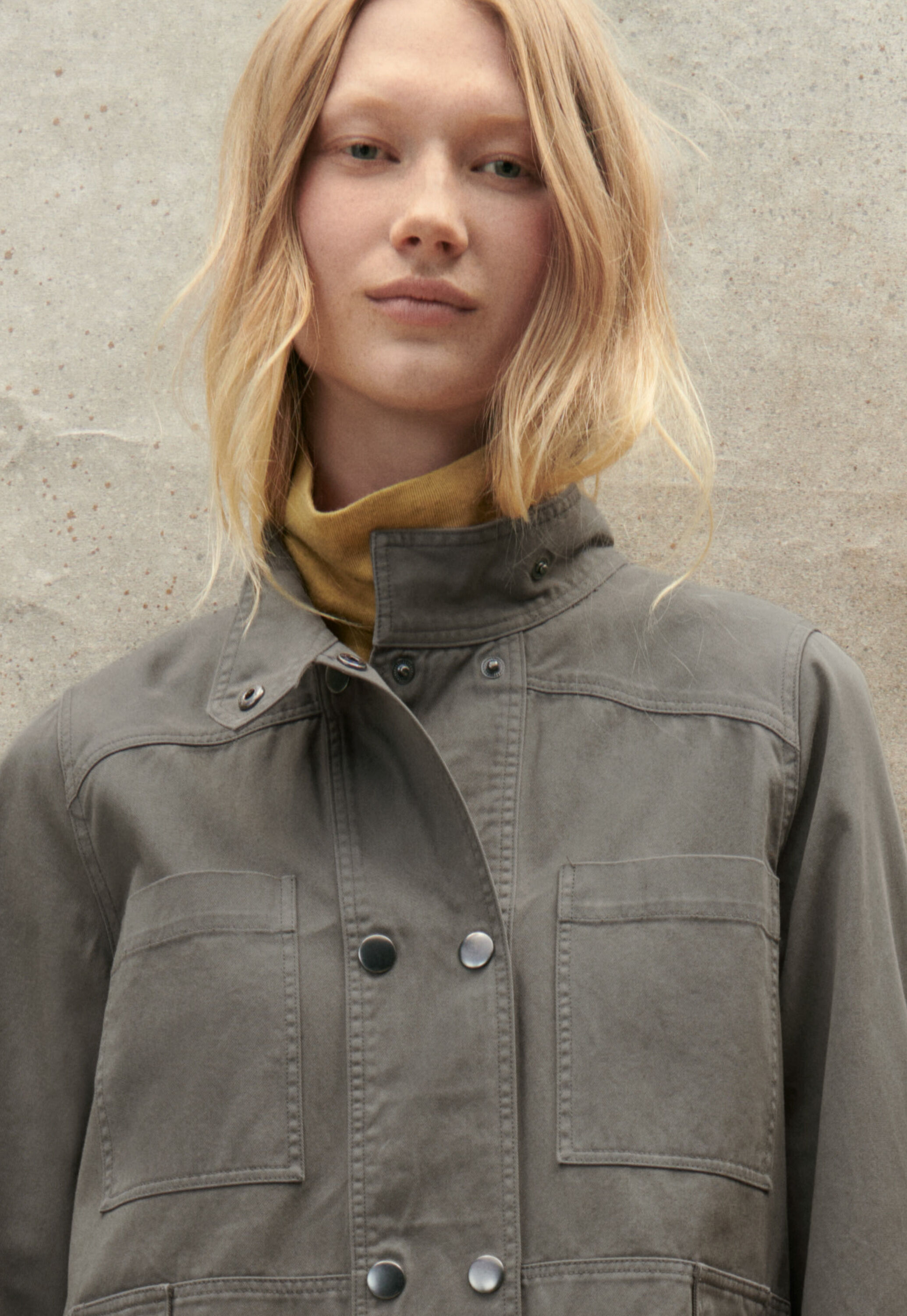 Utility shift-dress