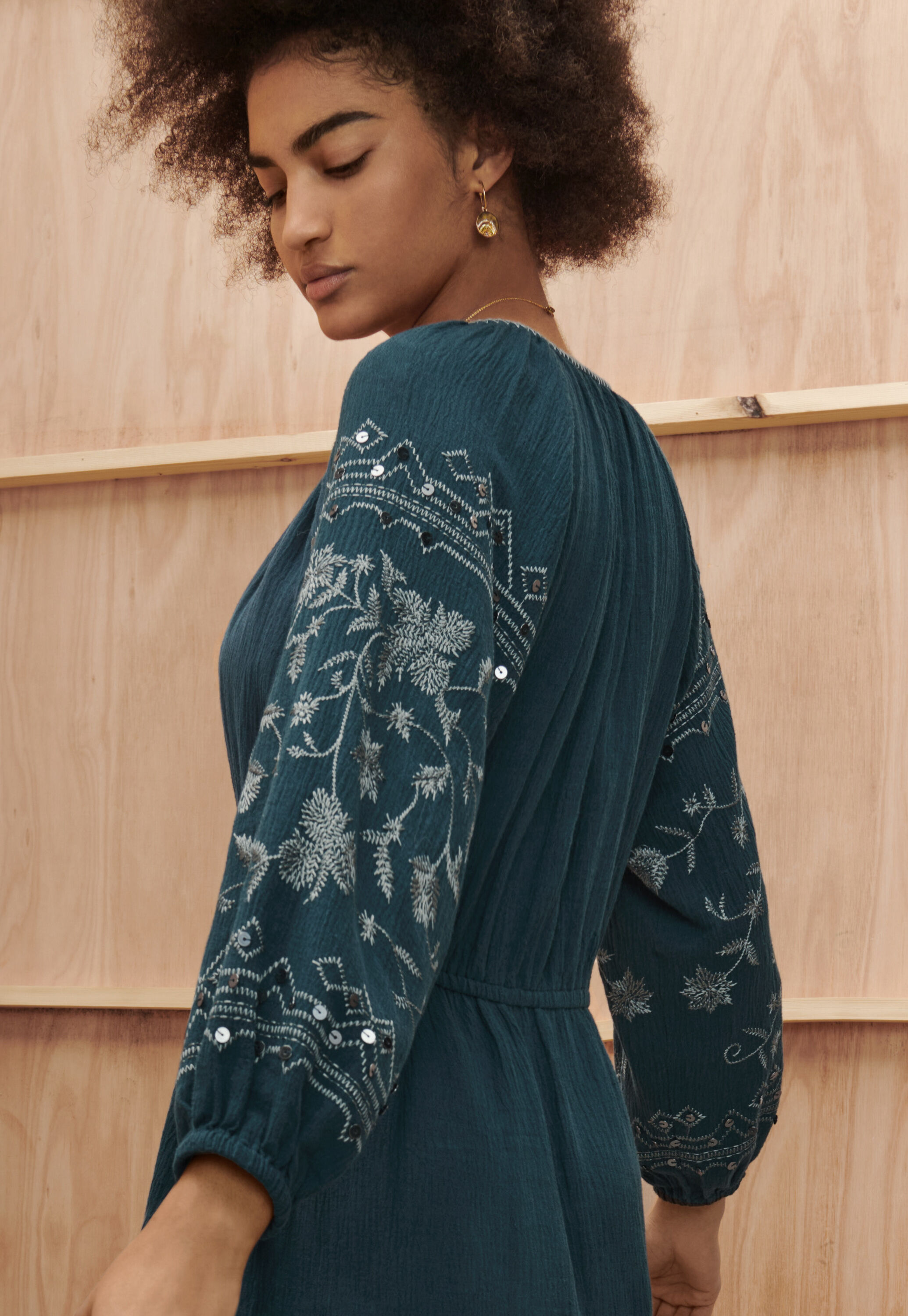Embroidered dress