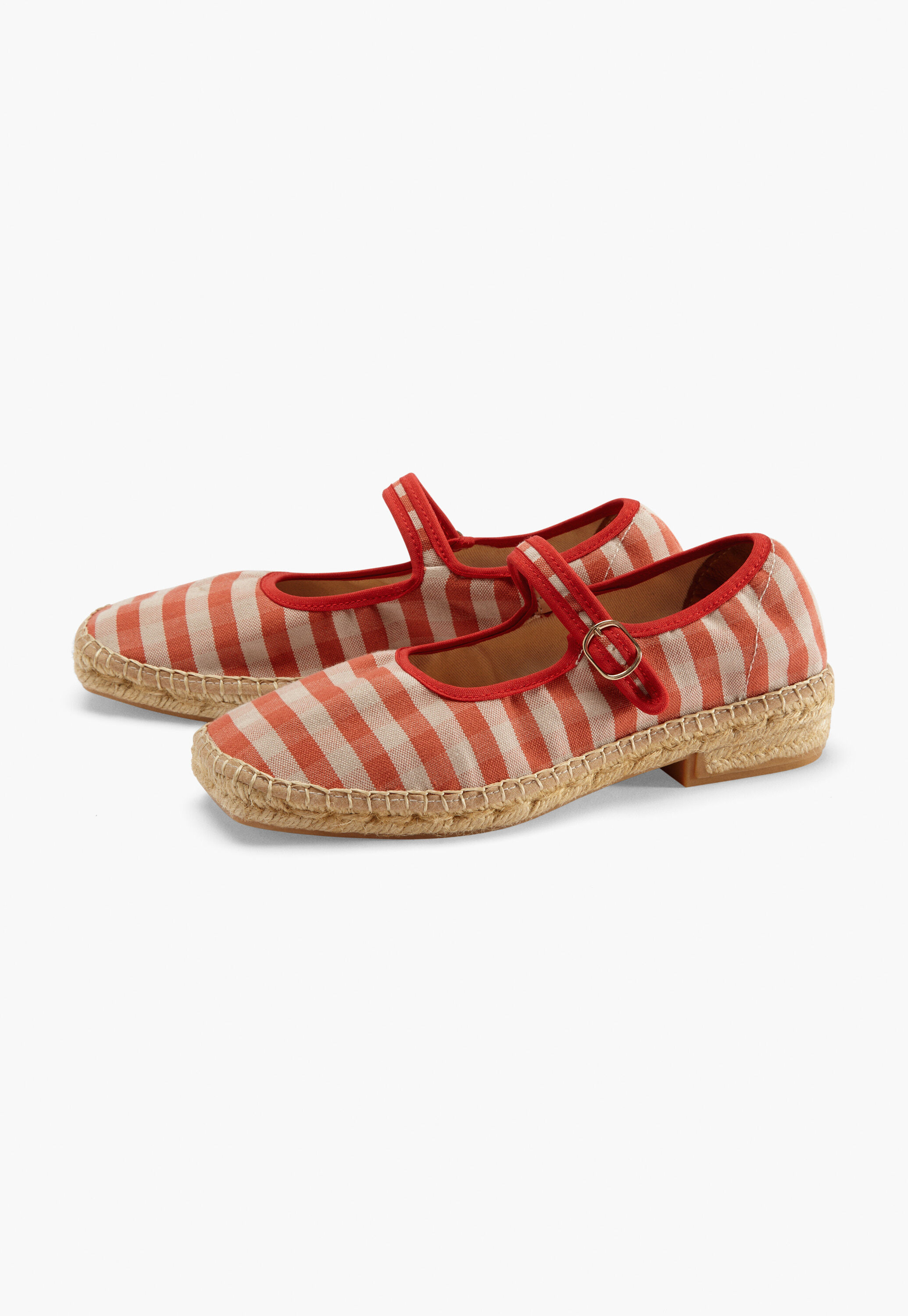 Checked espadrilles