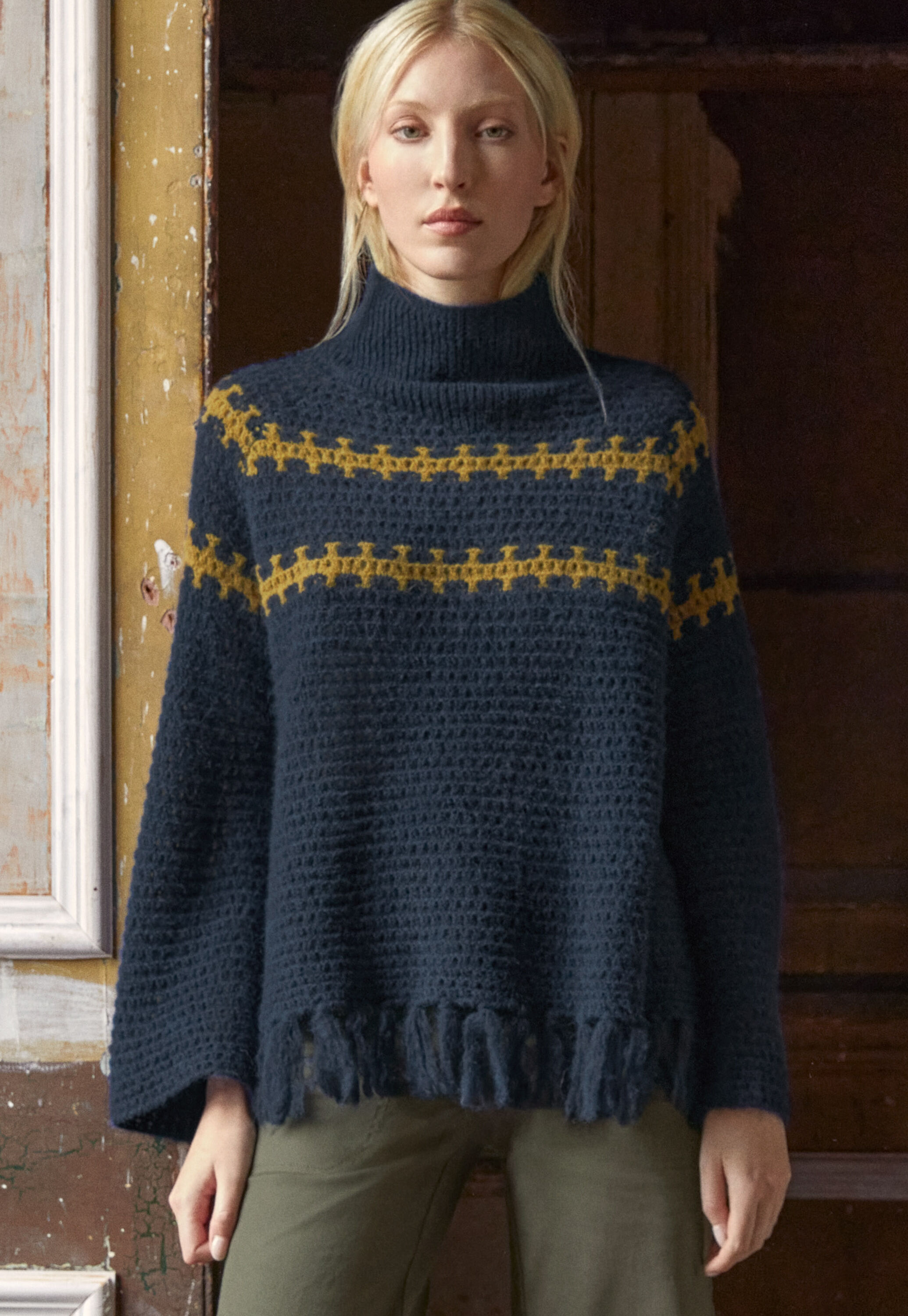 Hand-crochet sweater