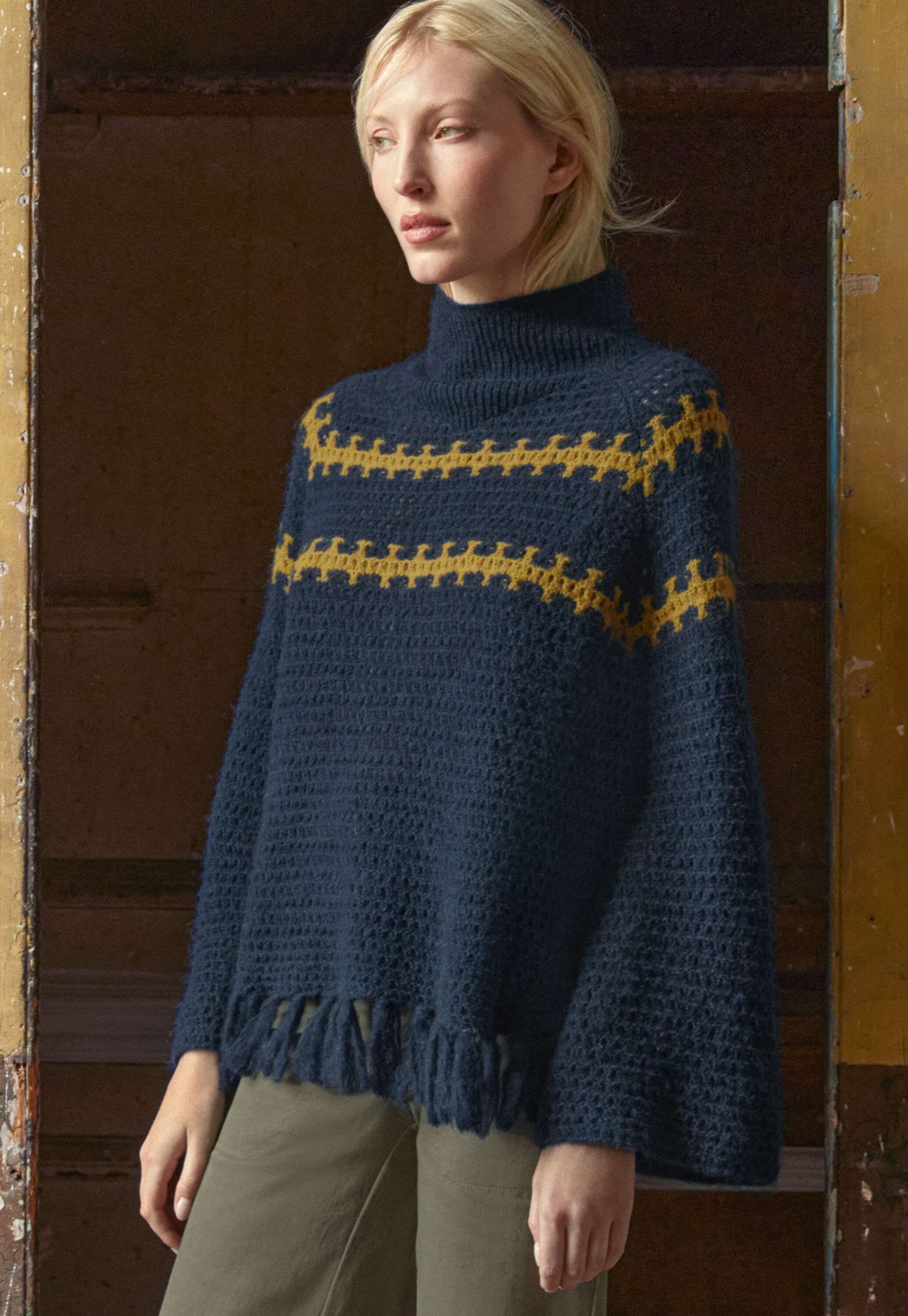 Hand-crochet sweater