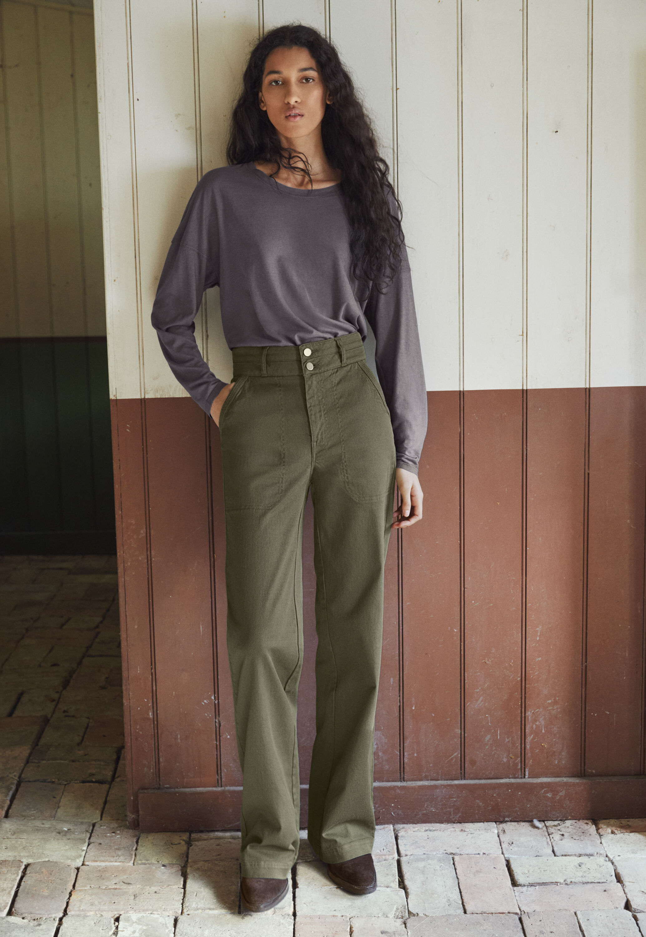 Flared trouser