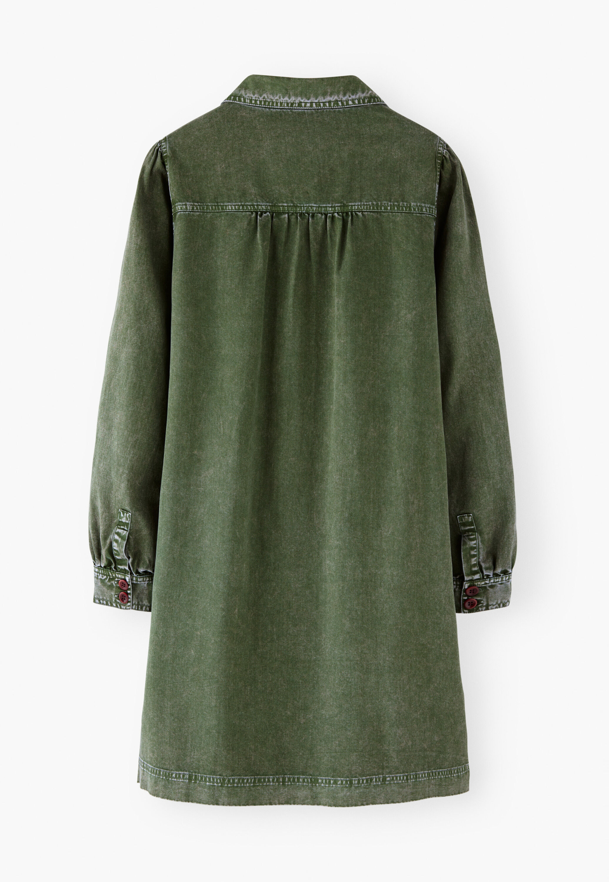 Garment-dyed dress