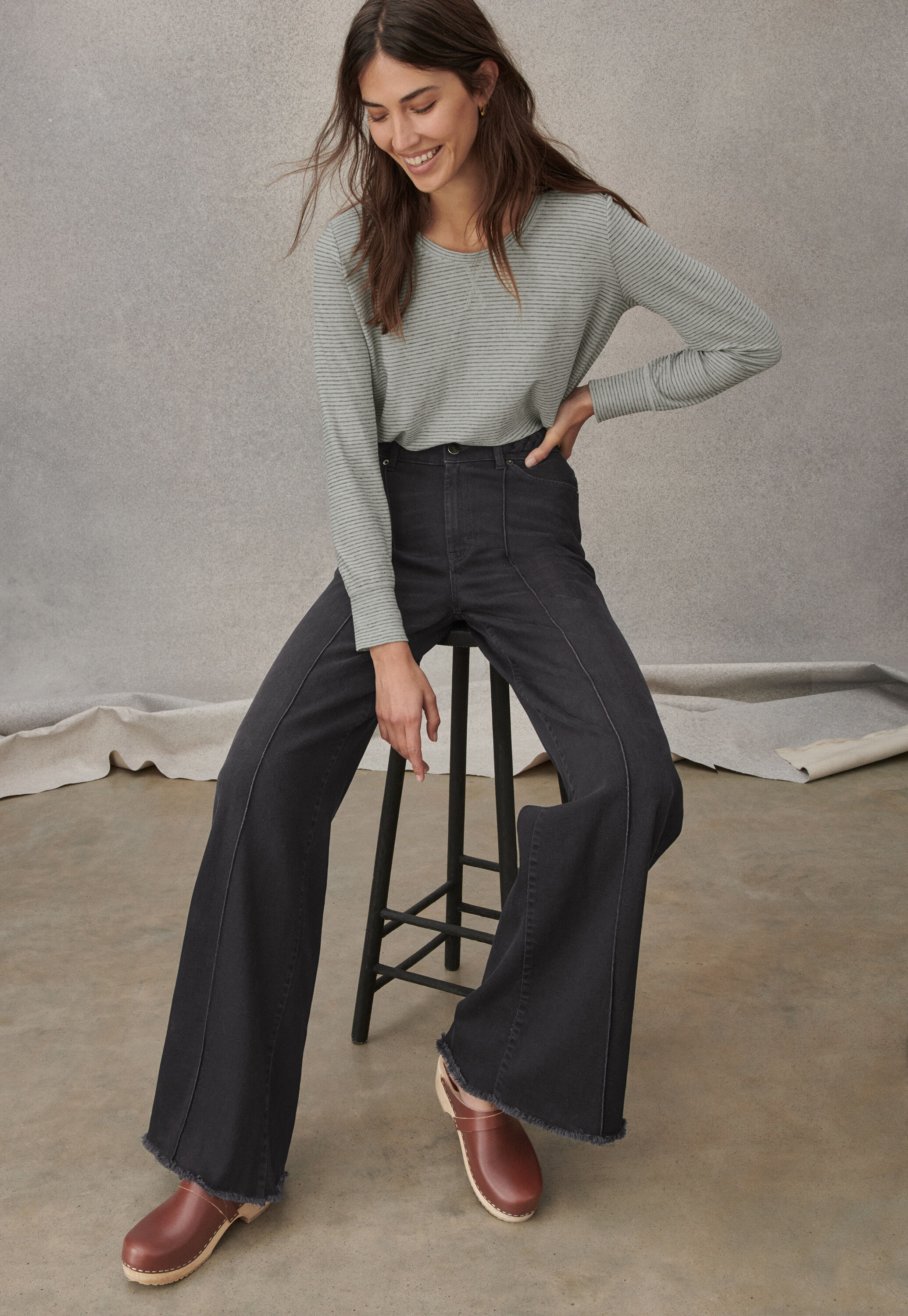Flared jeans