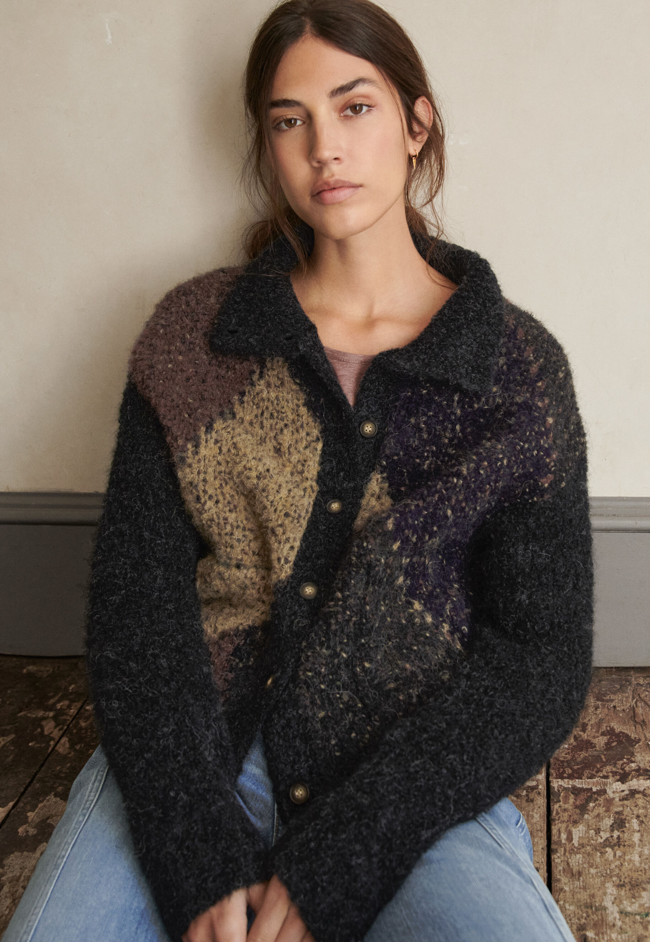 Boucl&eacute; jacket