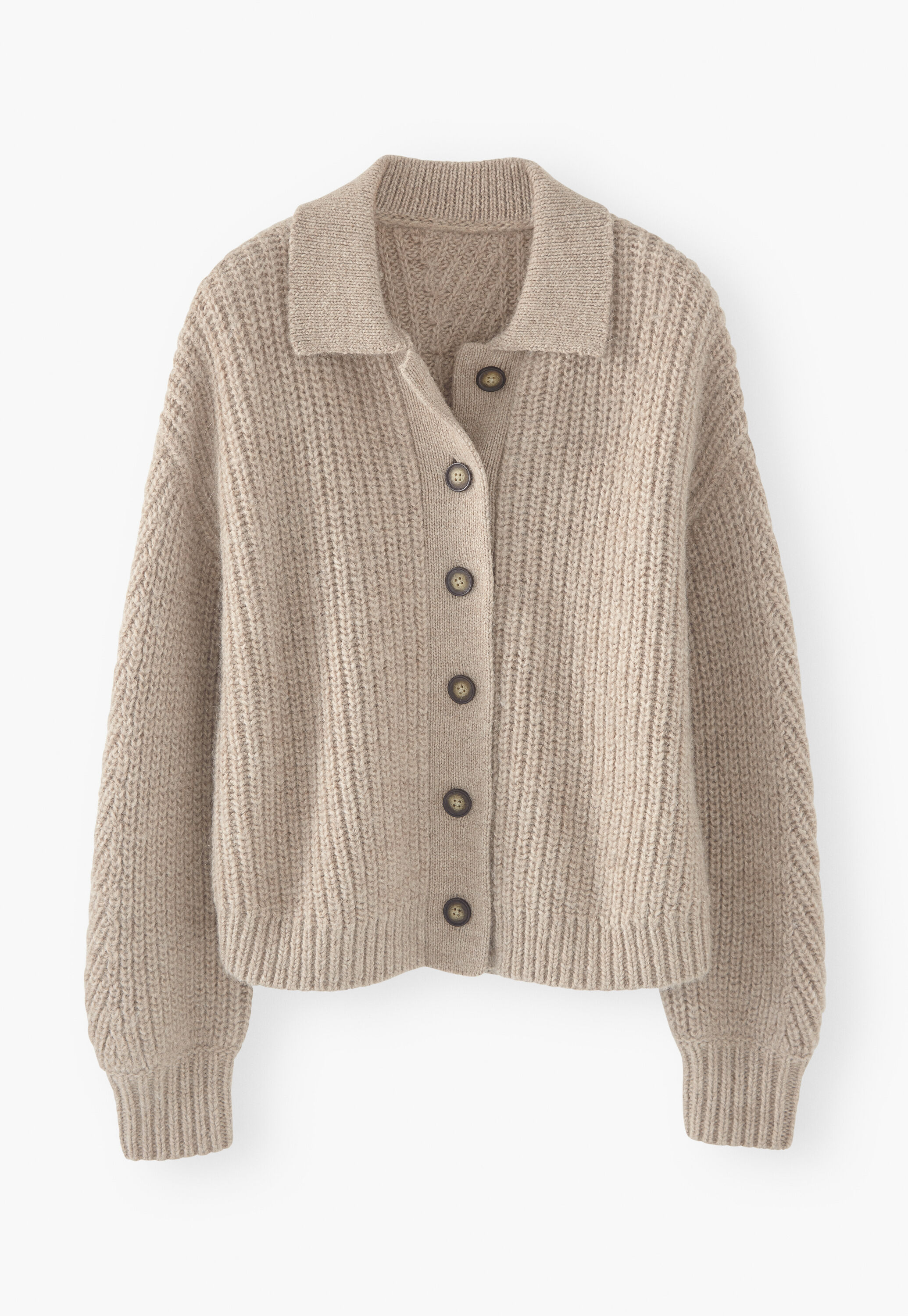 Collared cardigan