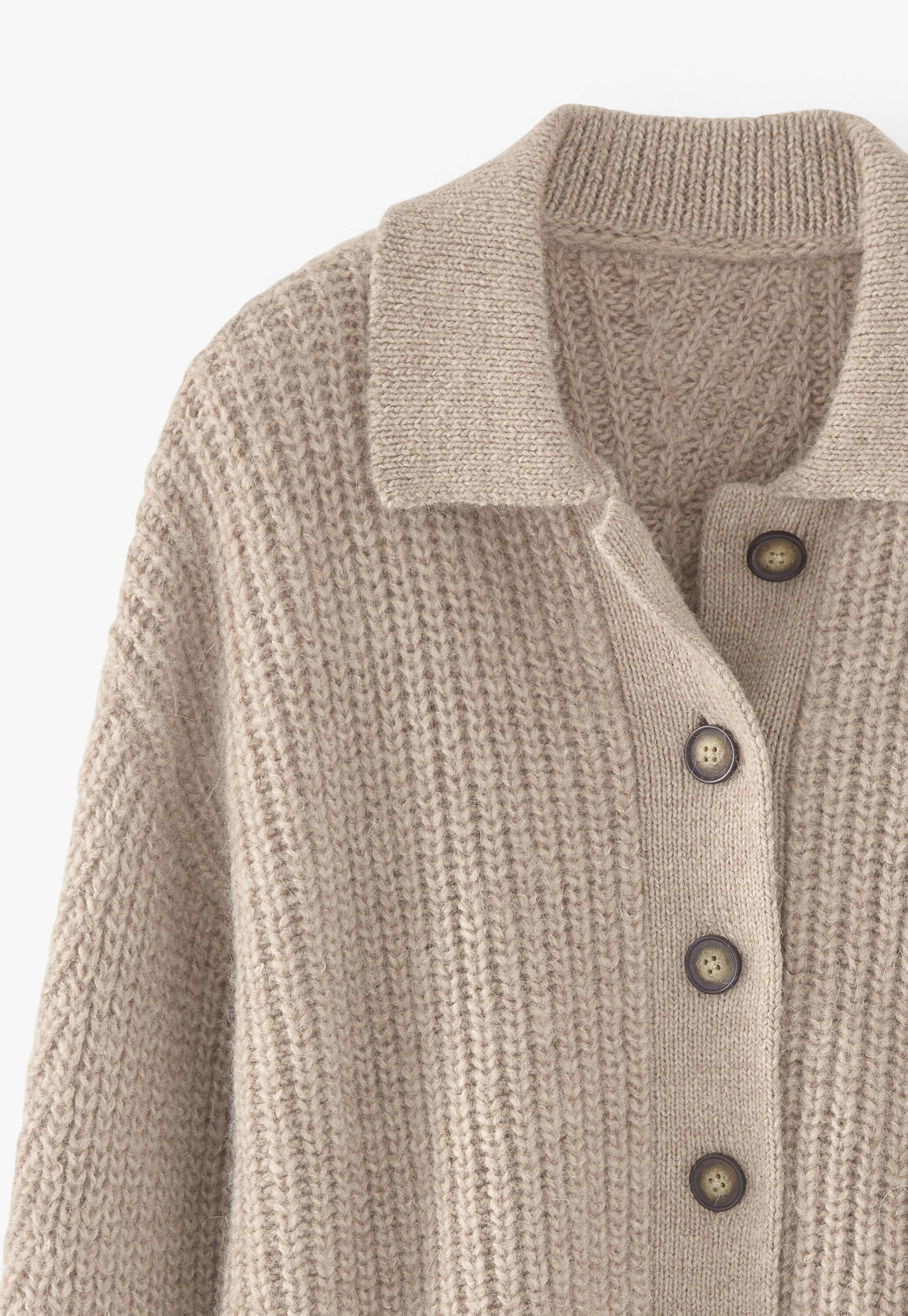 Collared cardigan