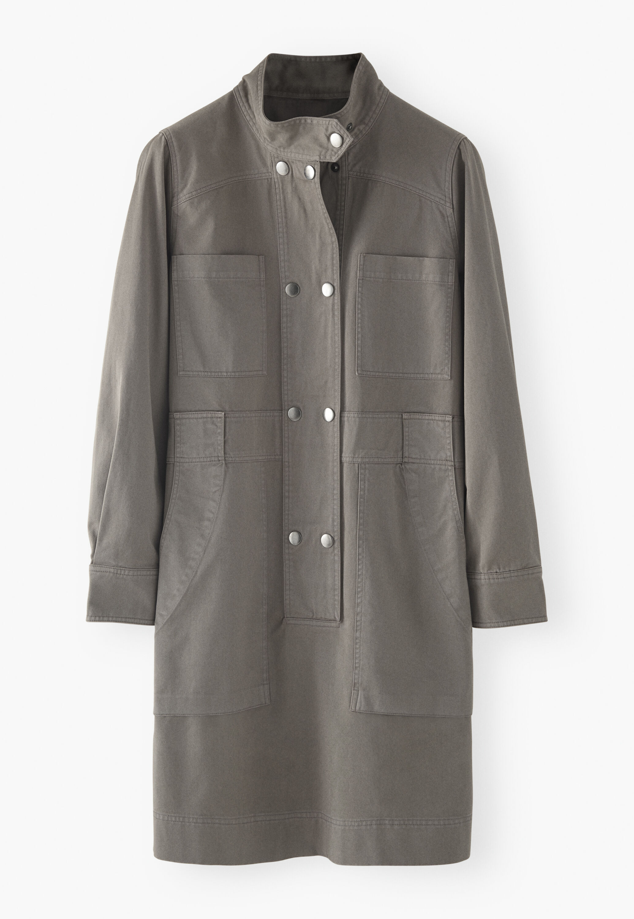 Utility shift-dress